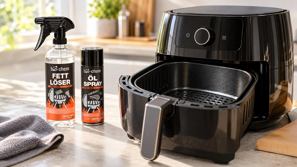 Heißluftfritteuse reinigen: Airfryer richtig sauber machen – Anleitung & Tipps