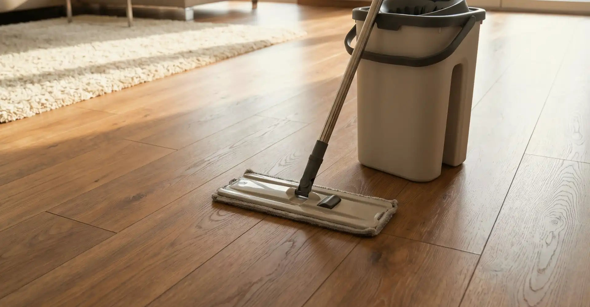 Laminat reinigen: So wird der Boden sauber und streifenfrei
