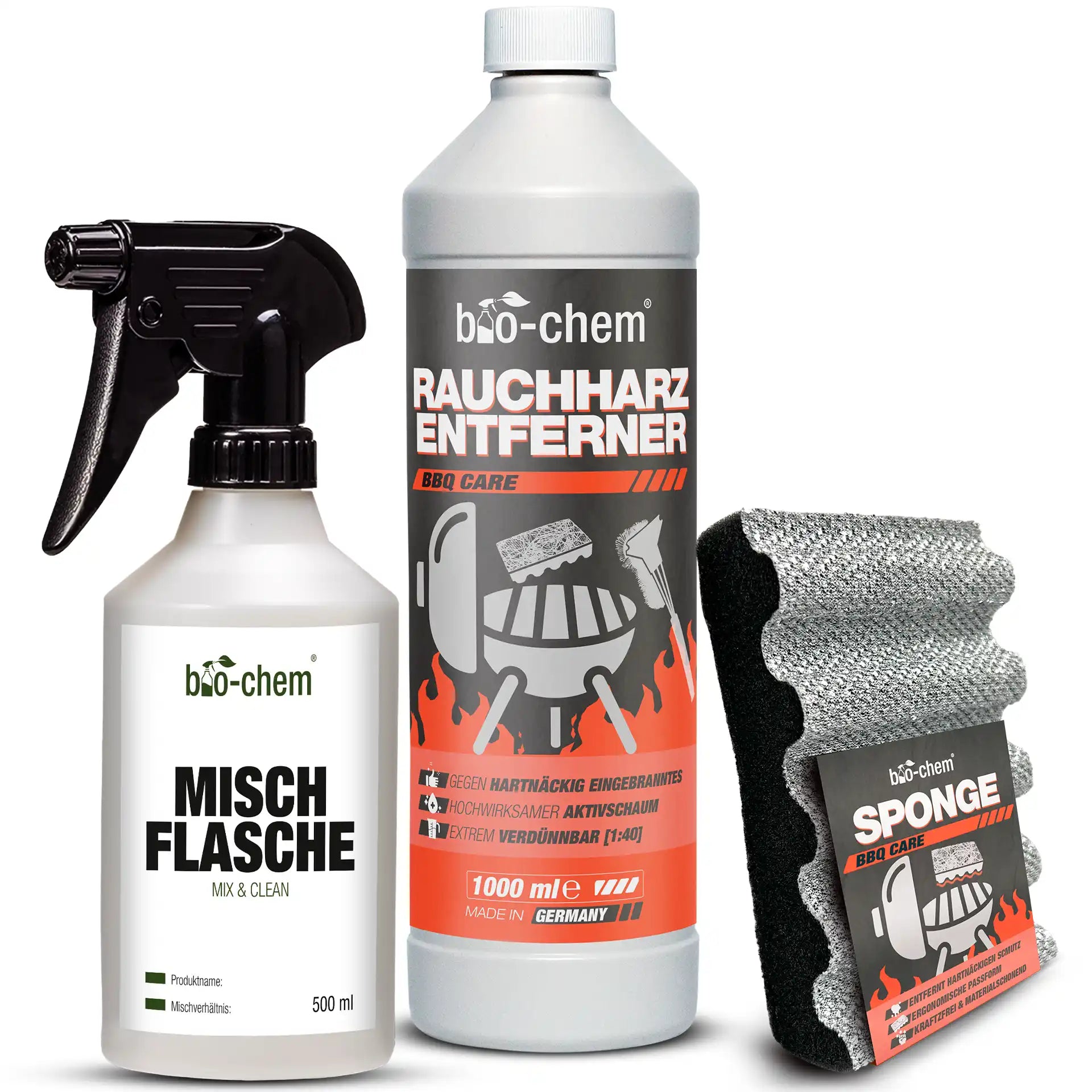Rauchharzentferner Grillreiniger Fettlöser von bio-chem zur effektiven Grillreinigung