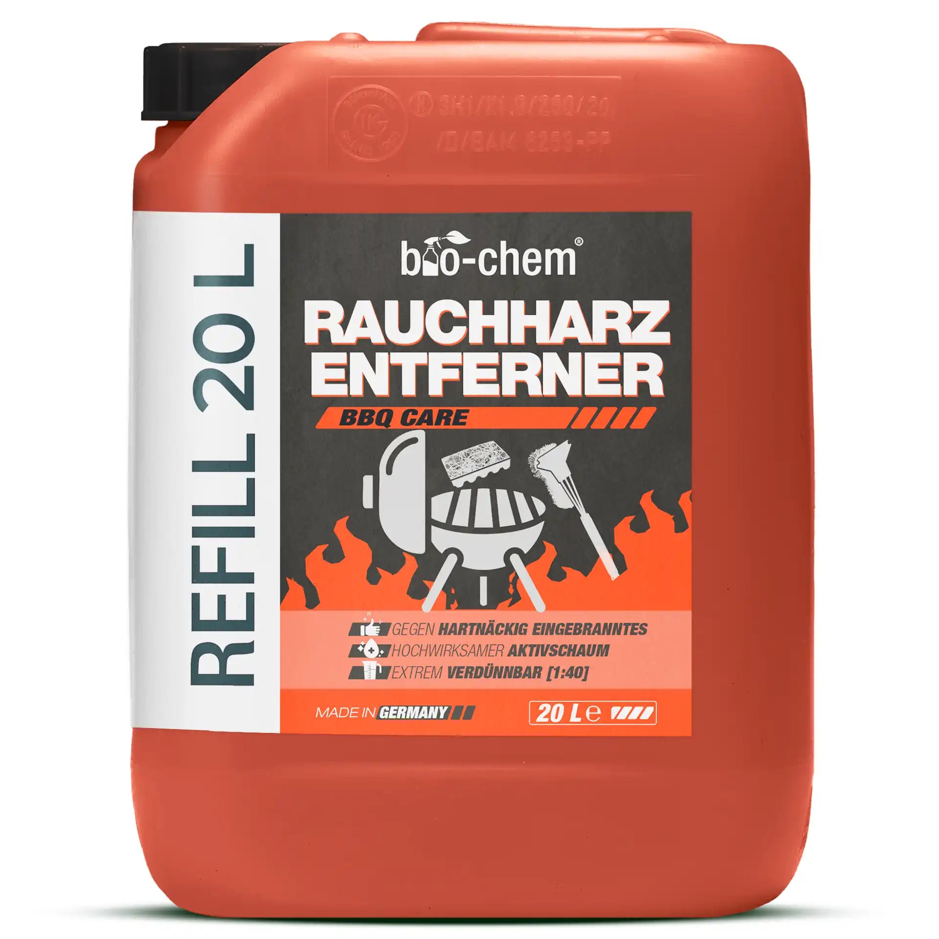 Rauchharzentferner Grillreiniger Fettlöser von bio-chem zur effektiven Grillreinigung