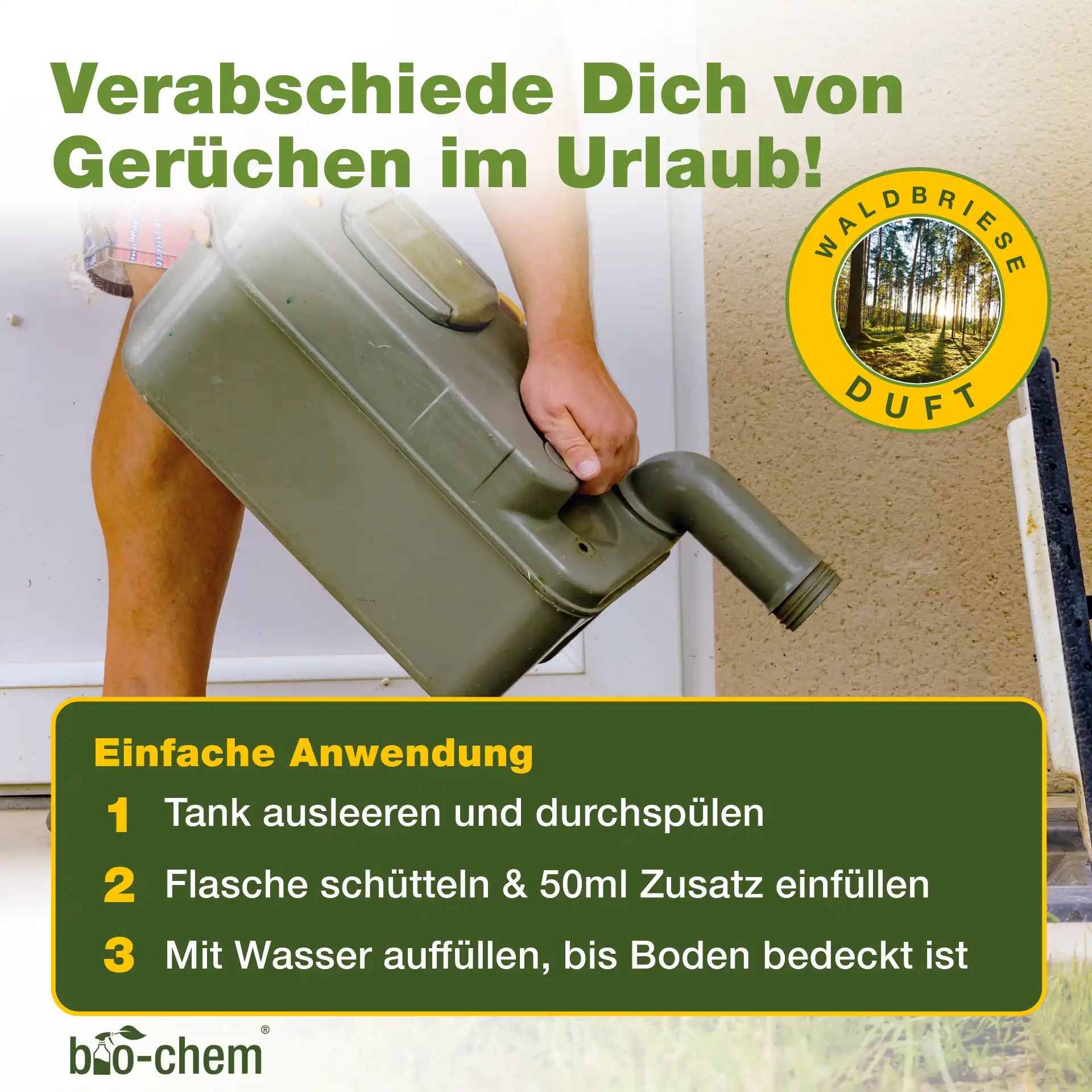 Sanitärflüssigkeit für Campingtoilette (1 L)
