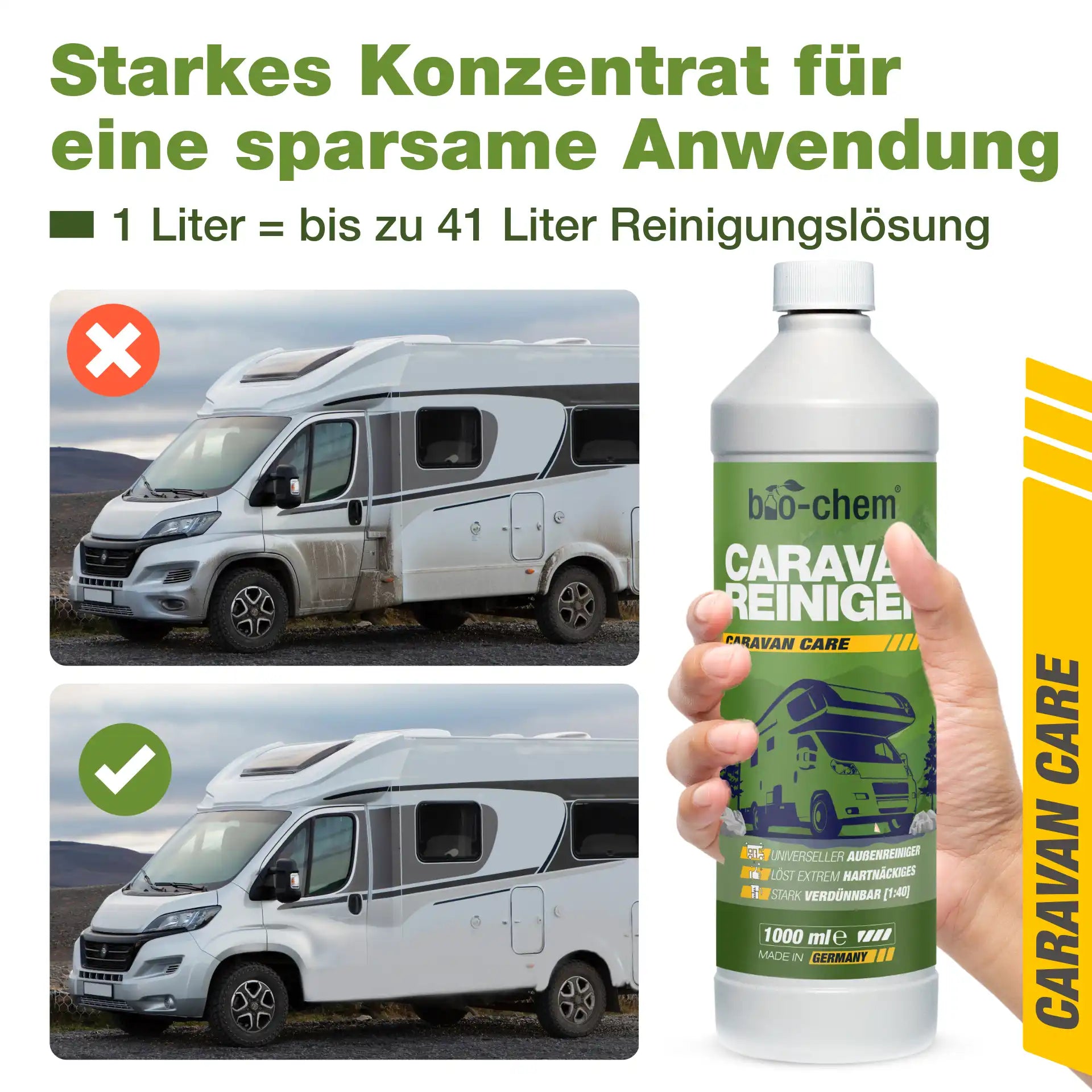 Caravanreiniger (1 L + Schaumsprüher)