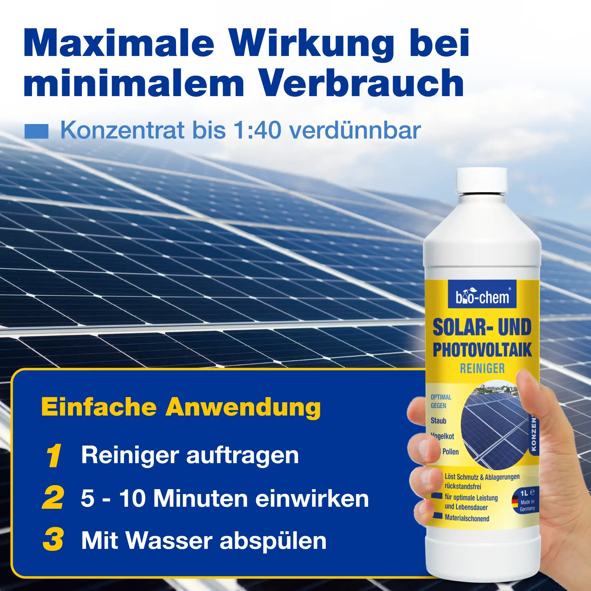 Solar- und Photovoltaikreiniger (10 L)