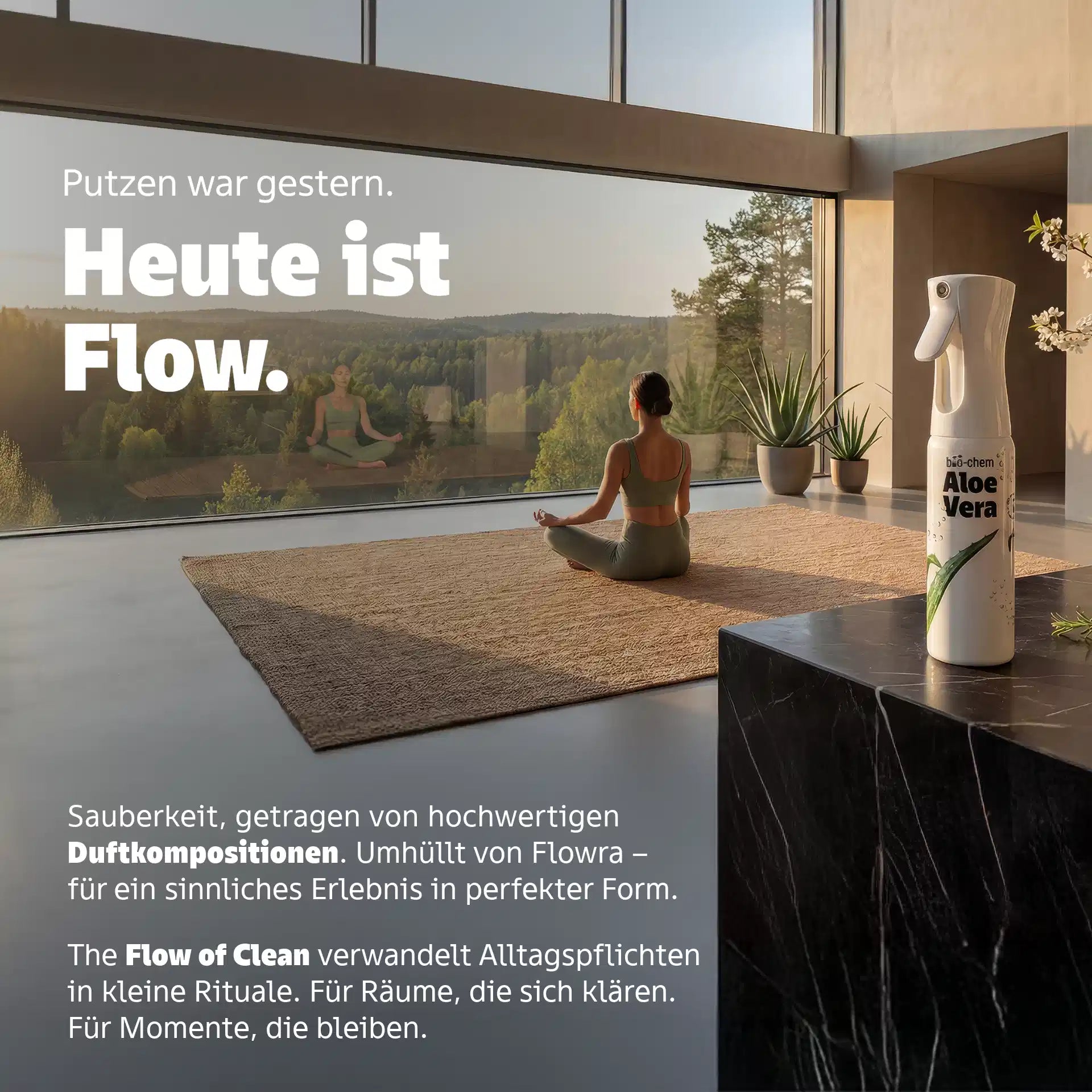 the flow of clean routine reinigung