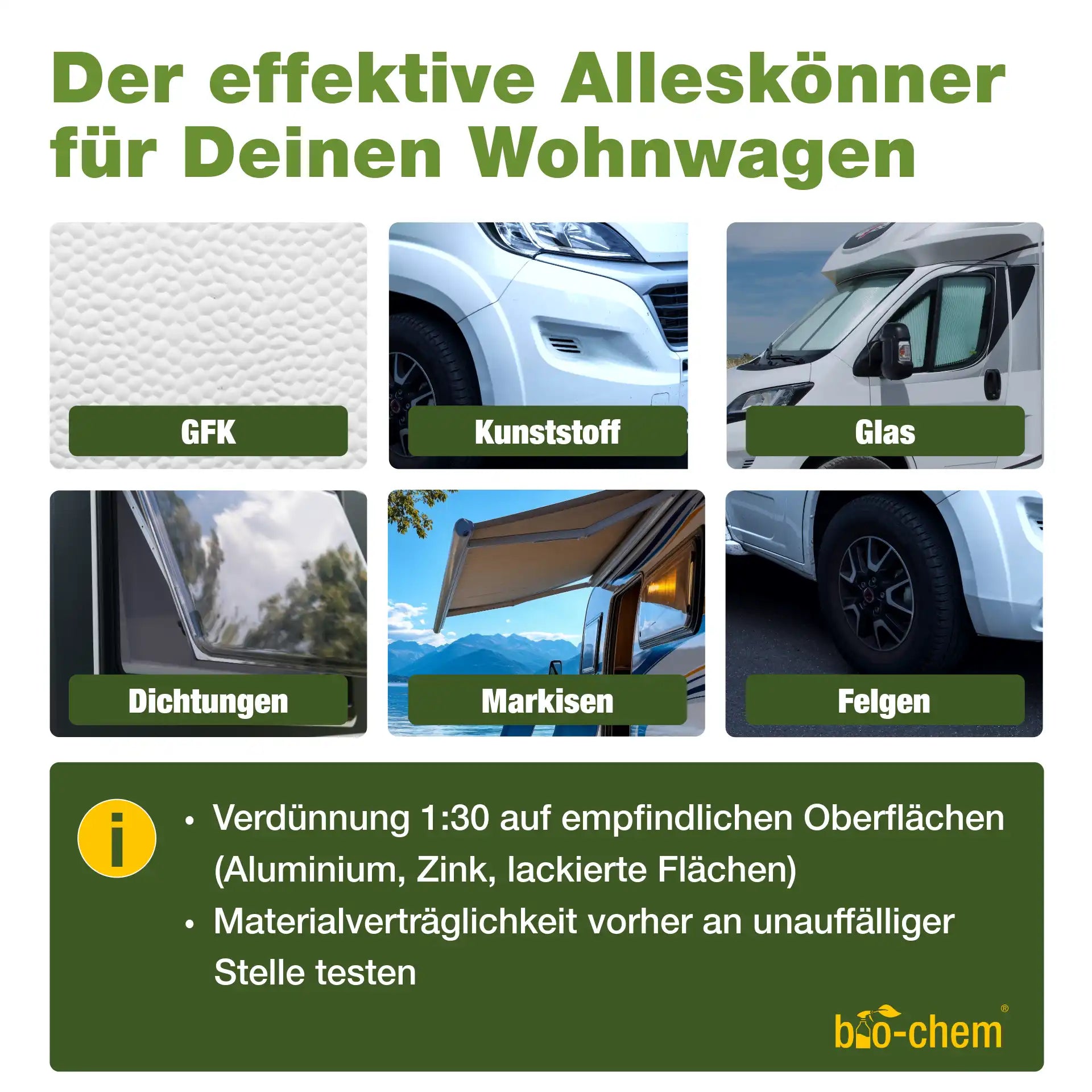 Caravanreiniger (1 L + Schaumsprüher)