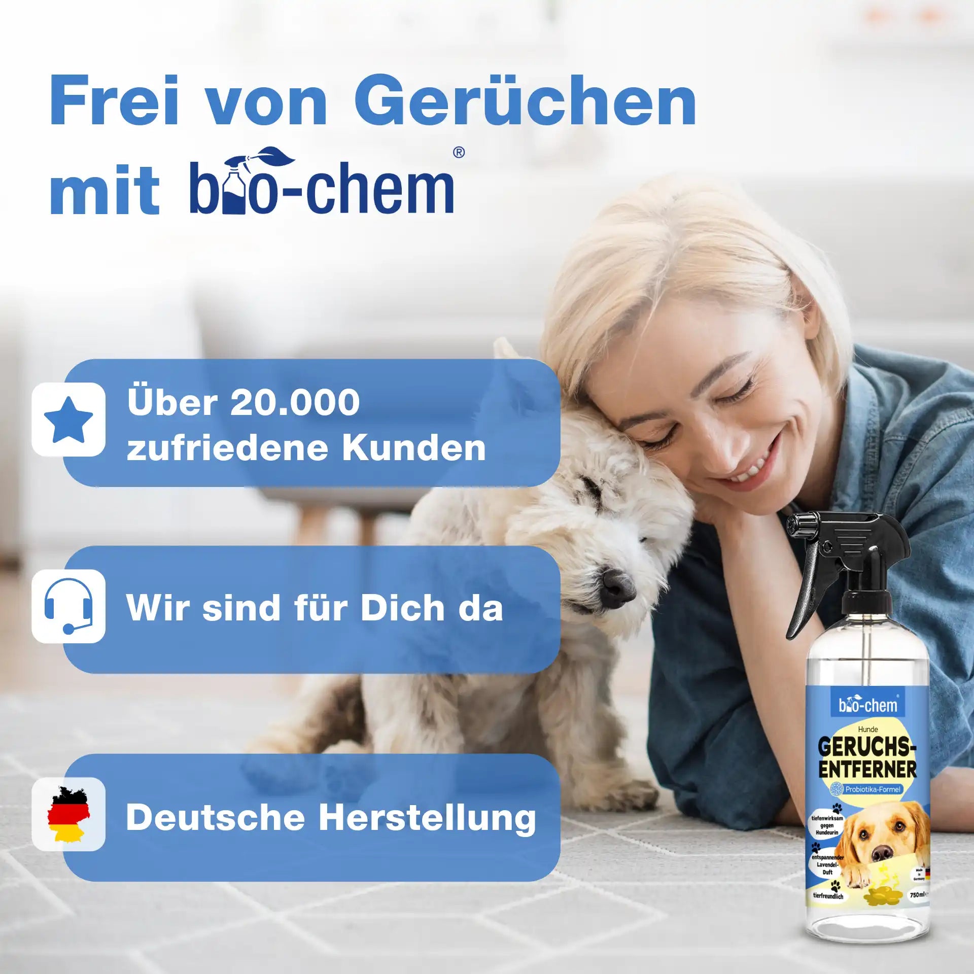 Geruchsentferner Hund (750 ML)