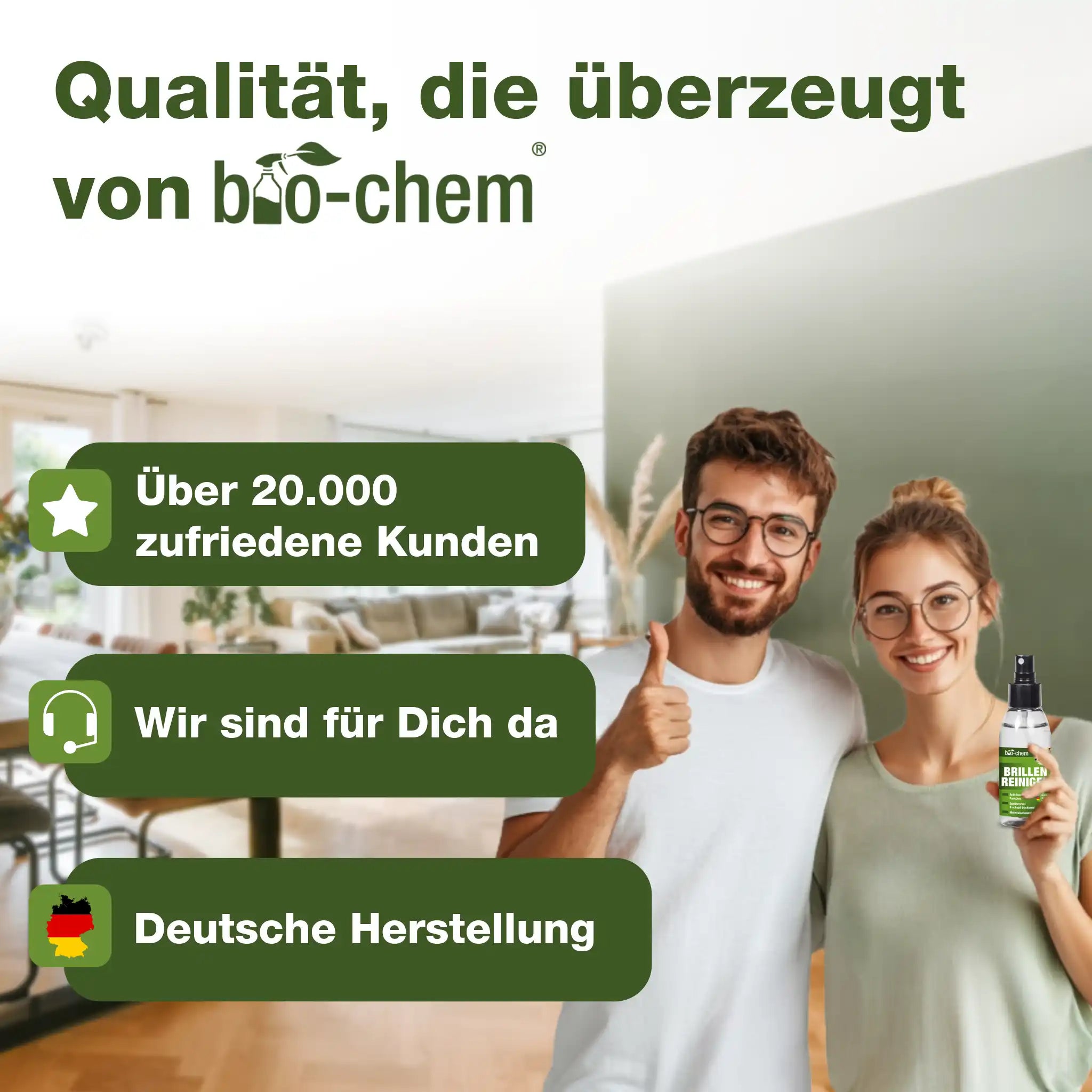 Brillenreiniger (100 ML + 250 ML + Tuch)