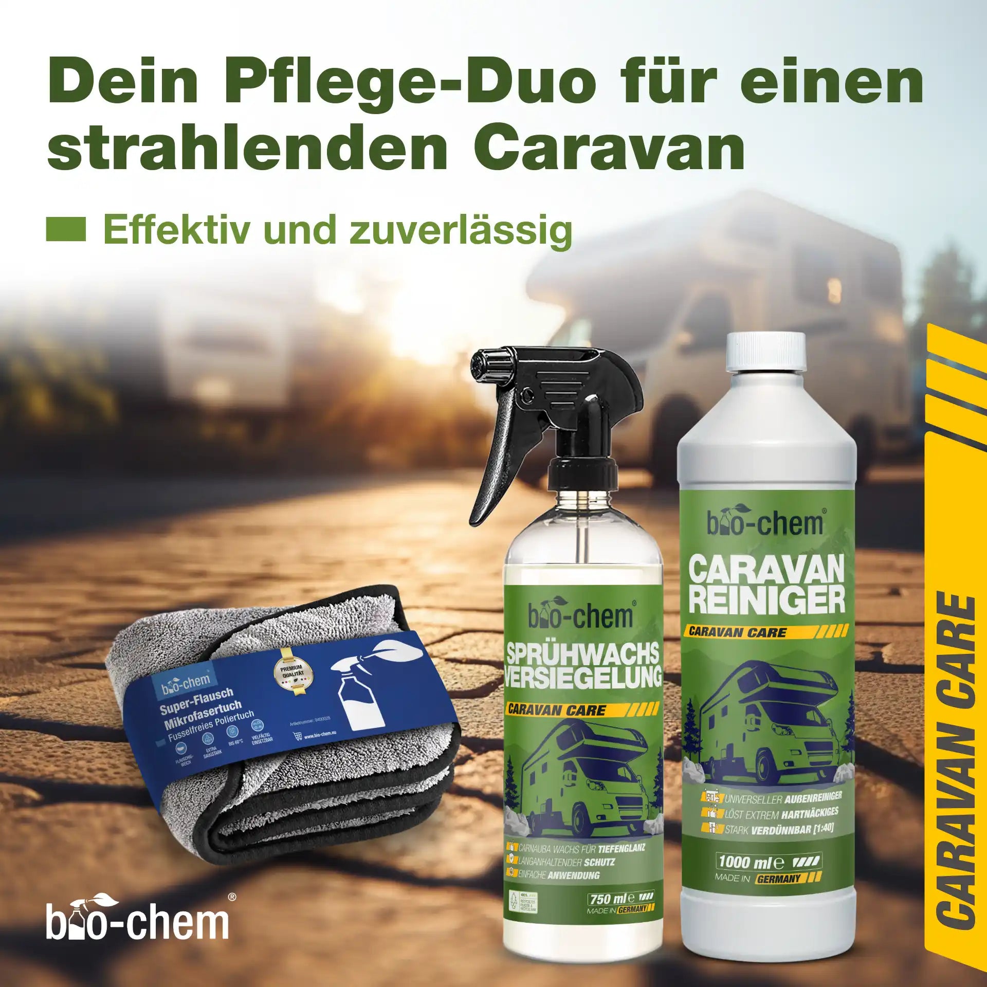 Caravan Außenreinigung Set (DUO 2-teilig)