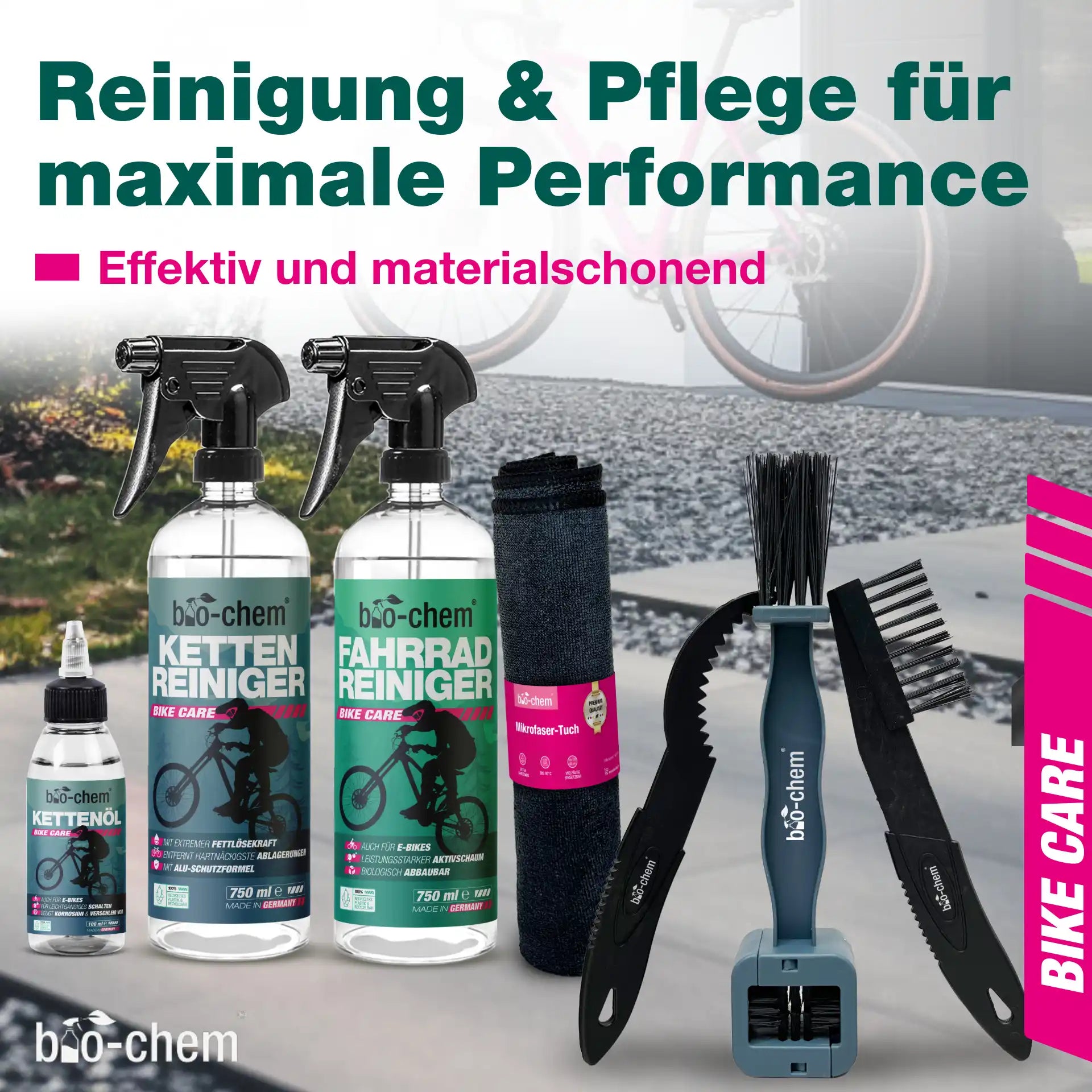 Fahrradpflege-Set (PROFI 7-teilig)