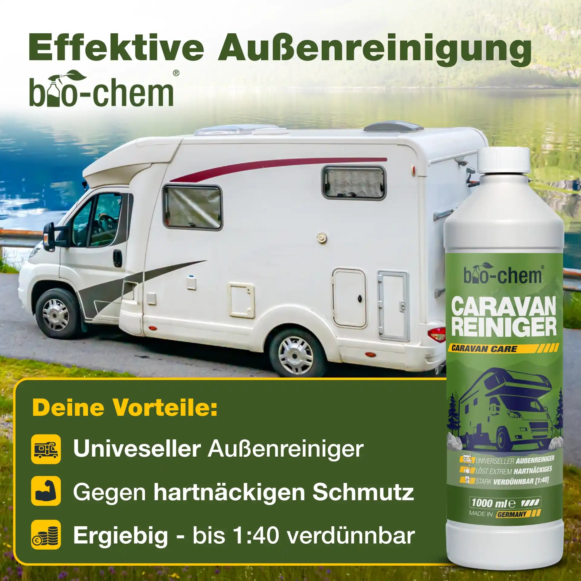 Caravan Außenreinigung Set (BASIC 3-teilig)