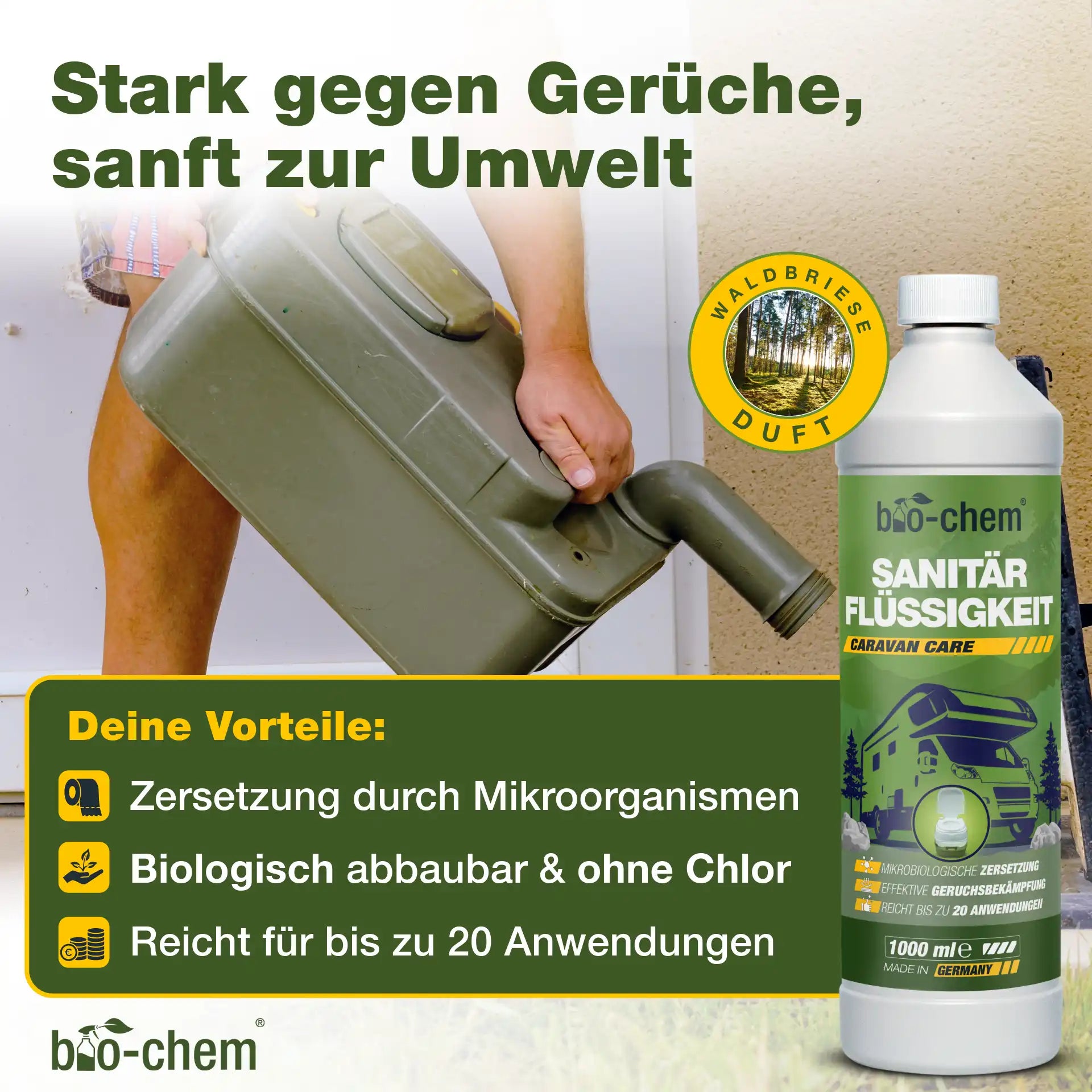 Wohnmobil Tankreiniger Set (BASIC 3-teilig)