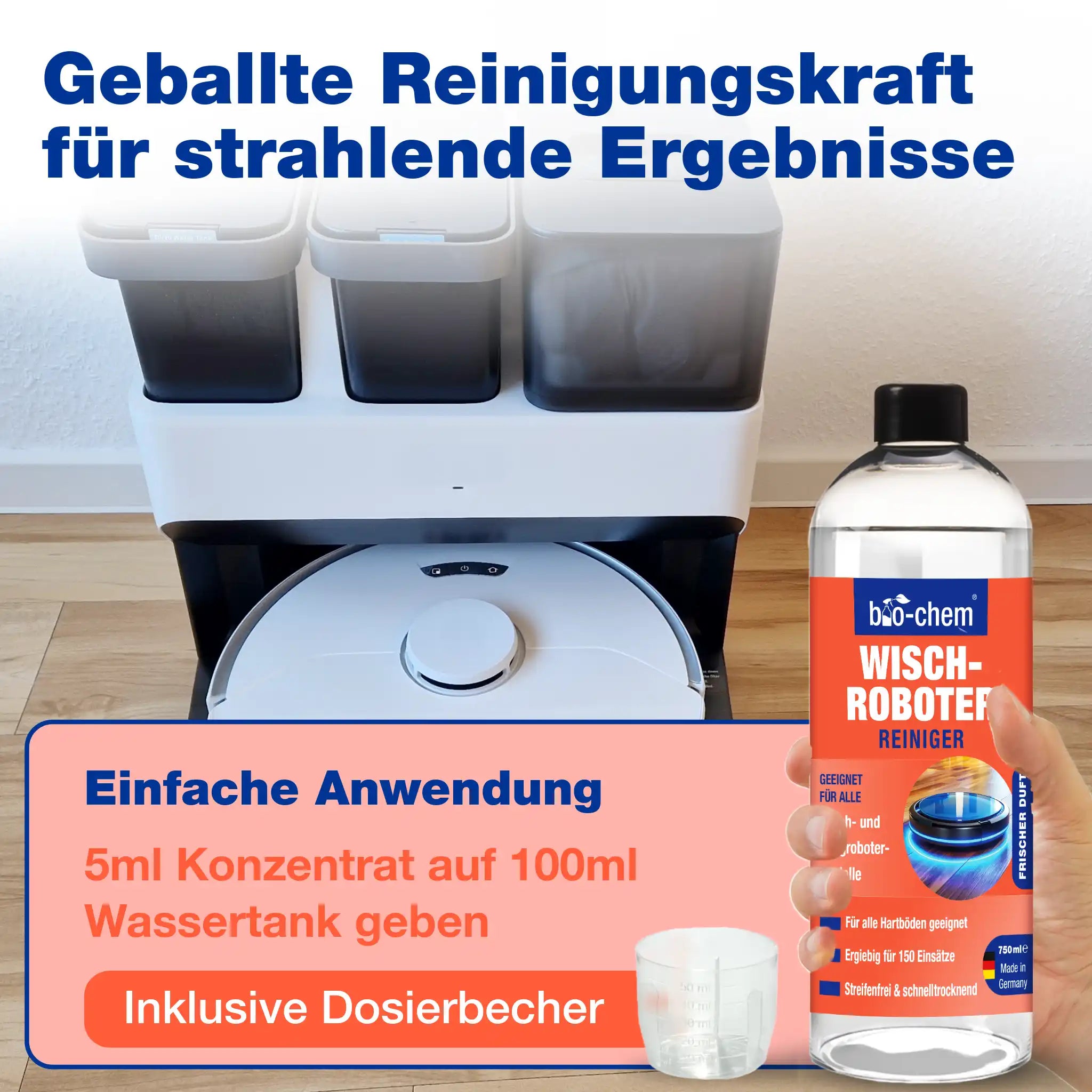 Wischroboter Reinigungsmittel (750 ML)