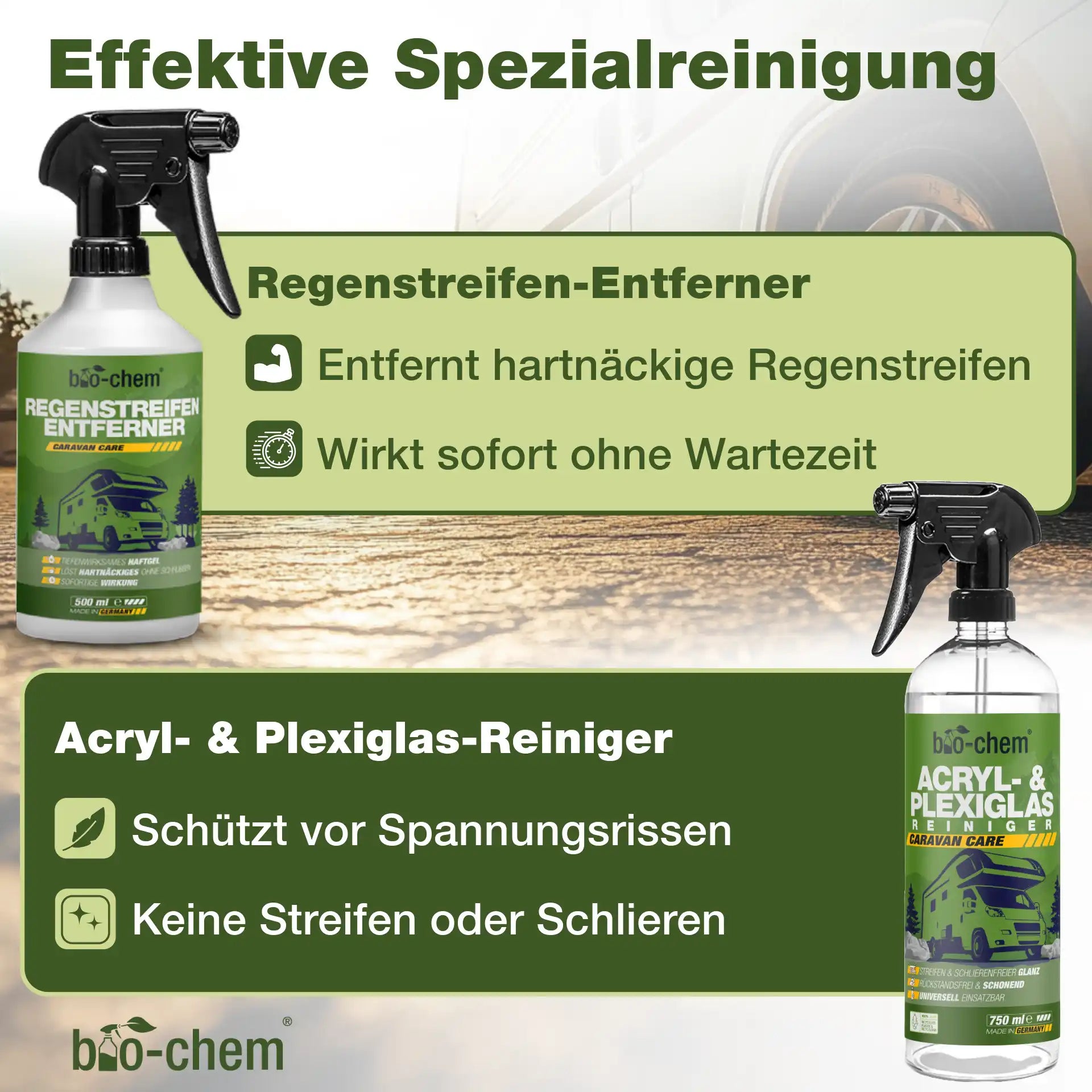 Caravan Außenreinigung Set (PROFI 6-teilig)