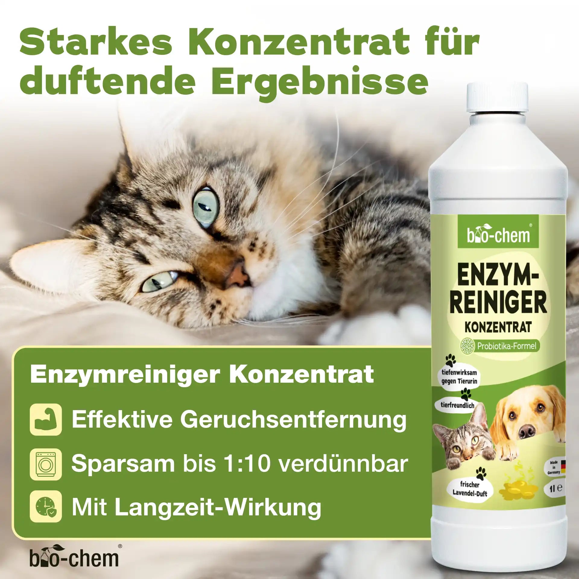 Enzymreiniger + Geruchsentferner Katze (DUO 2-teilig)