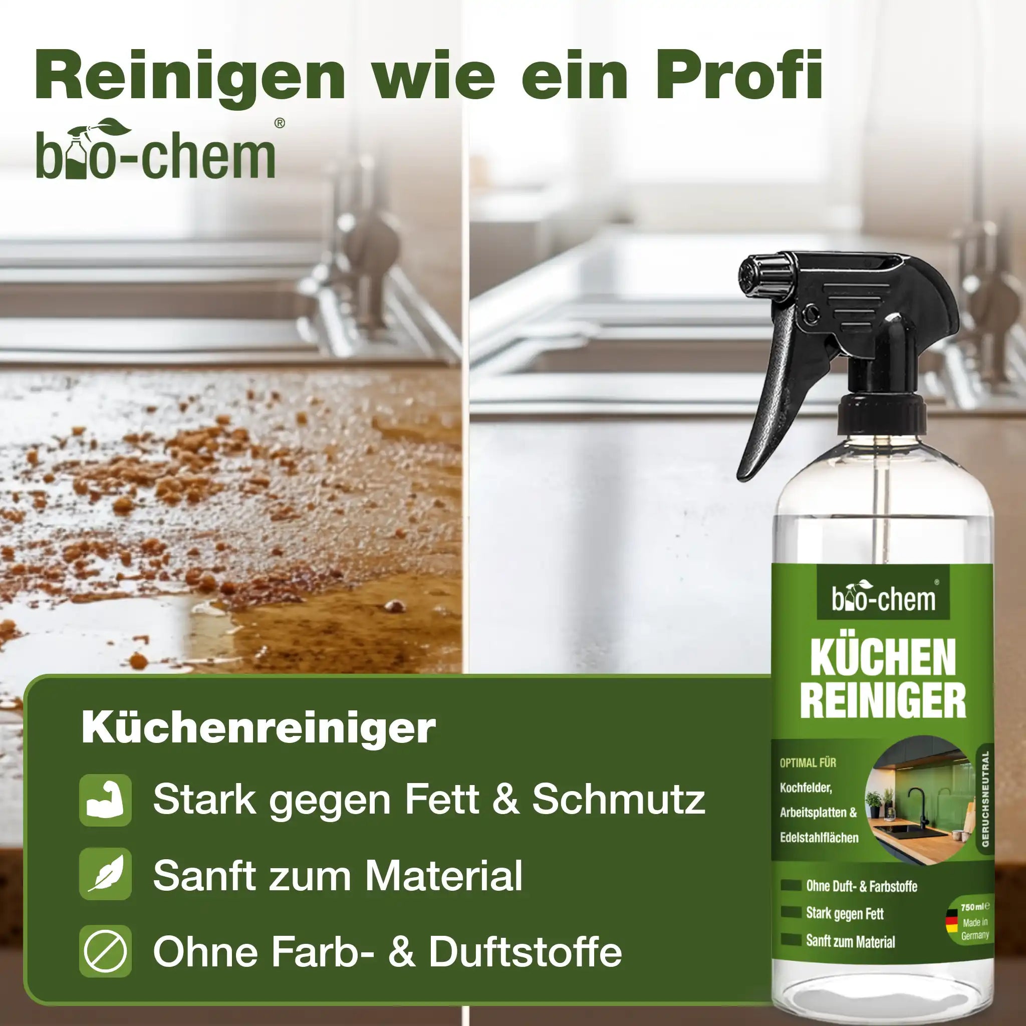 Küchenreiniger Set (PROFI 6-teilig)