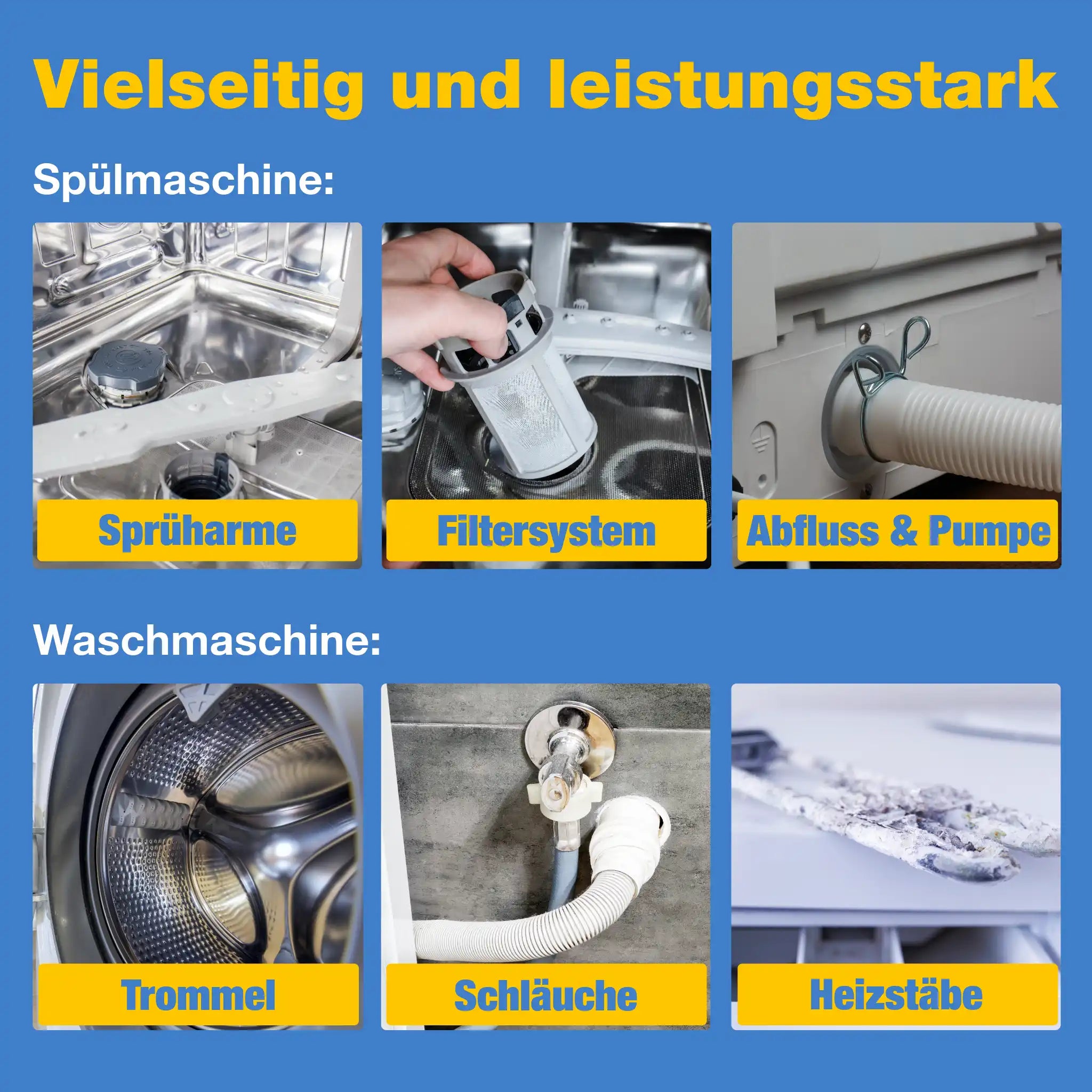 Maschinenreiniger für Waschmaschine & Spülmaschine (1 L)