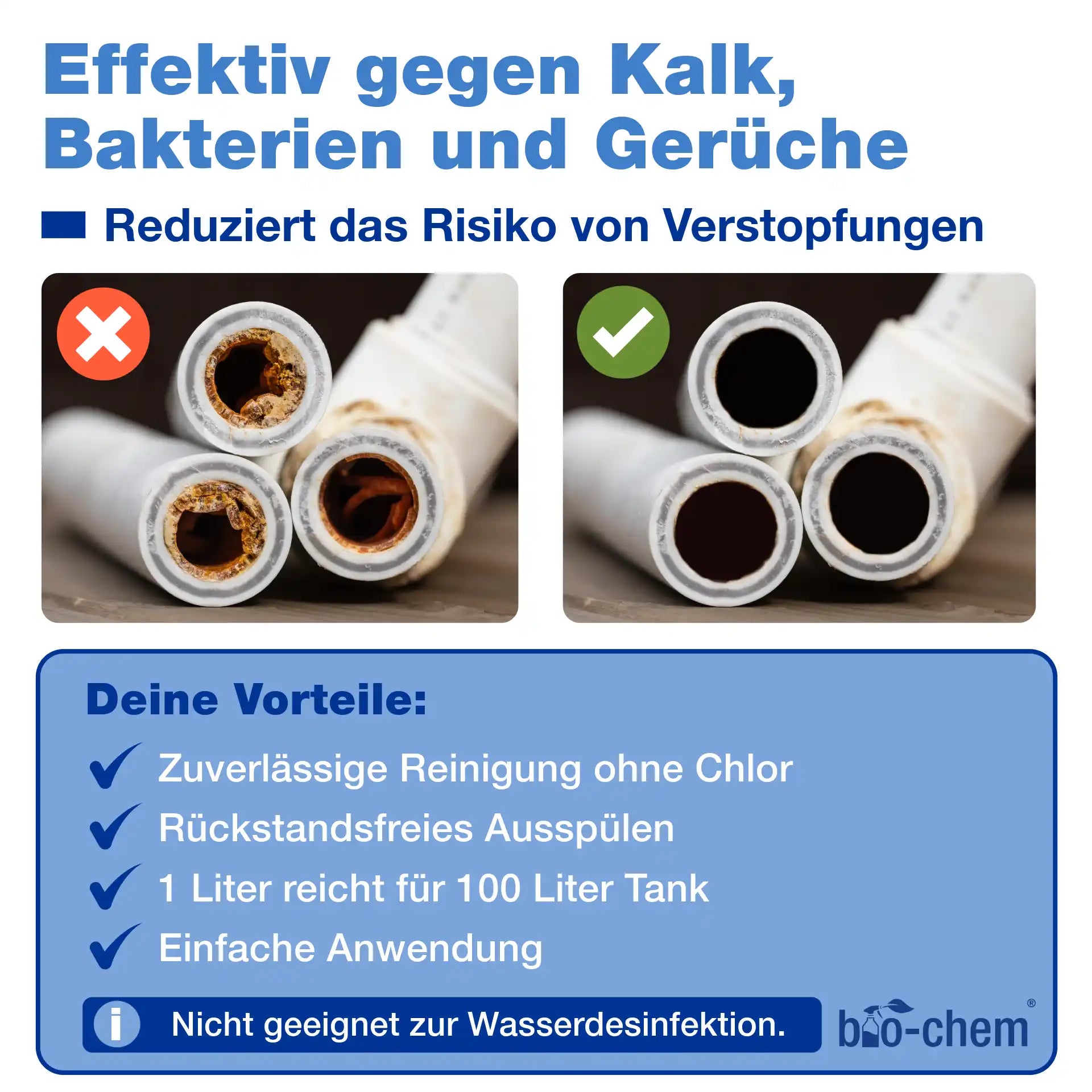 Frischwassertank-Reiniger Wohnmobil (1 L)