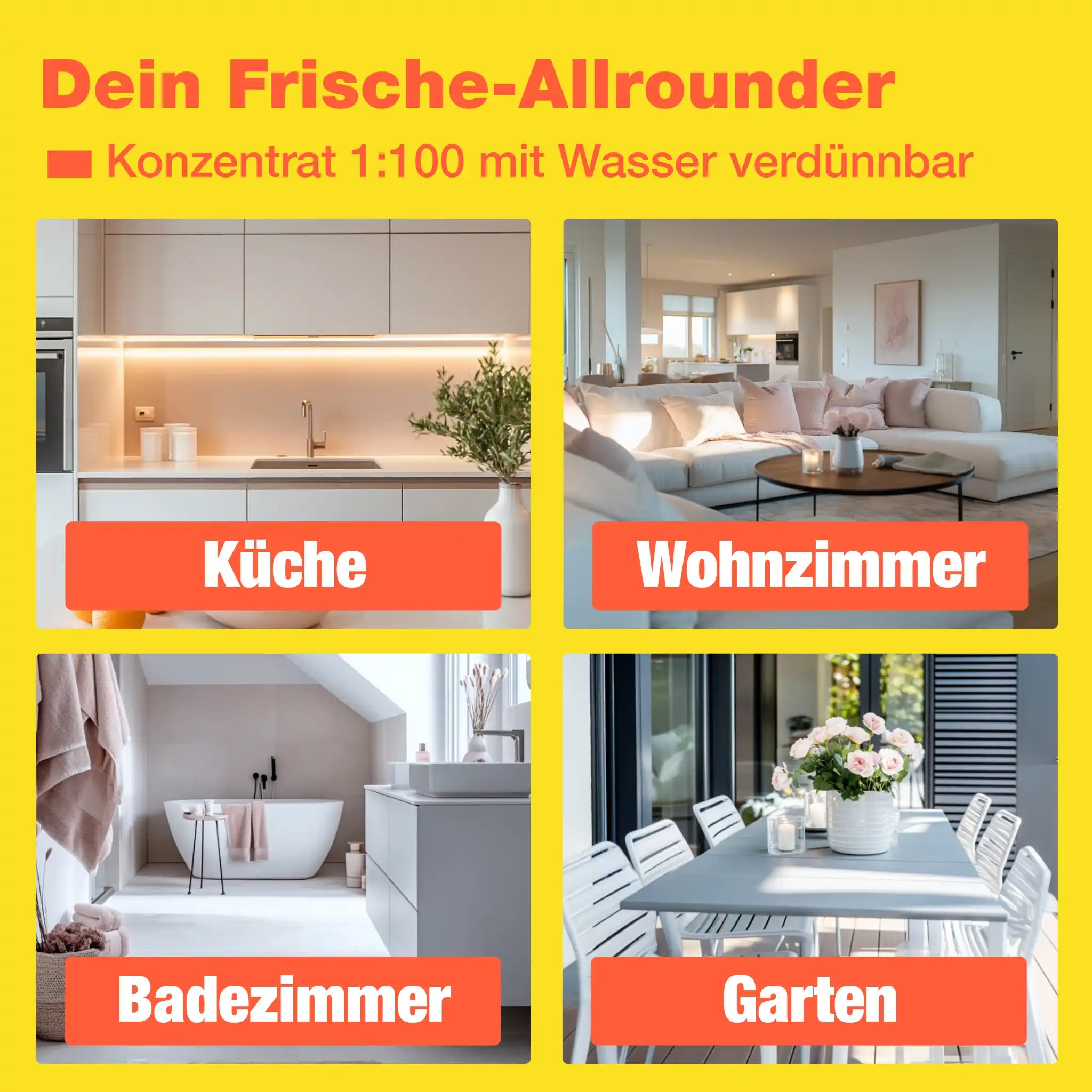 Orangenreiniger (750 ML + Mischflasche)