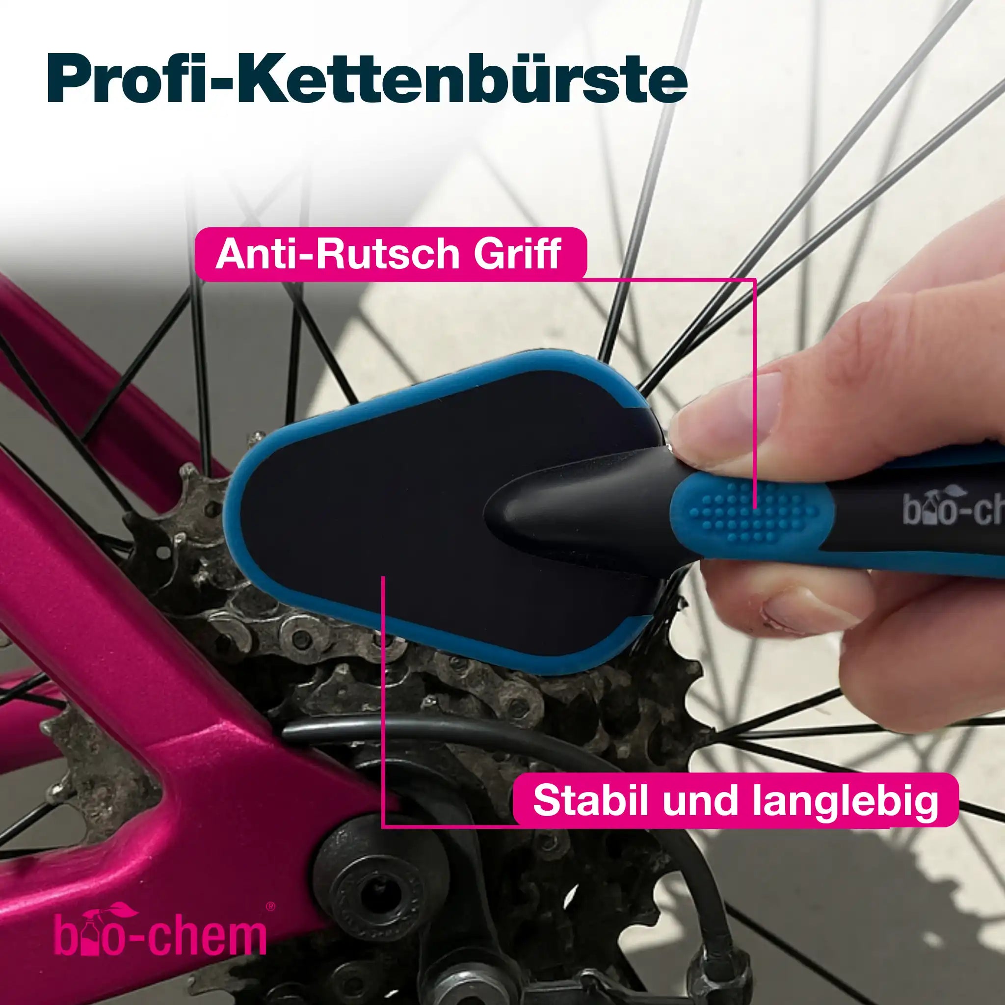 Fahrradreinigung Zubehör-Set (6-teilig)