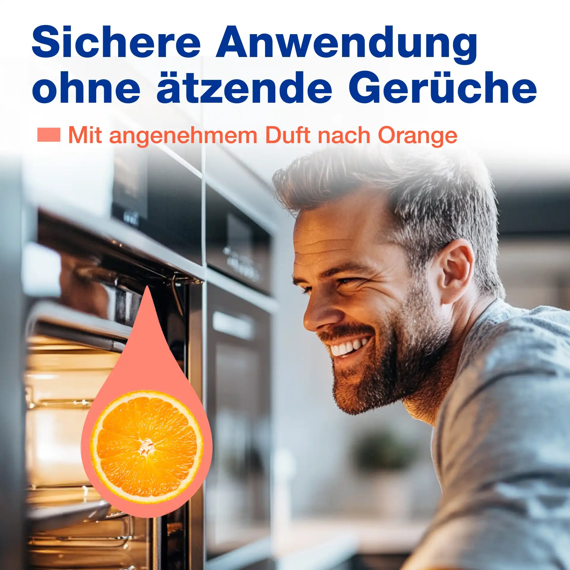 Backofenreiniger mit Pinsel (1 L)