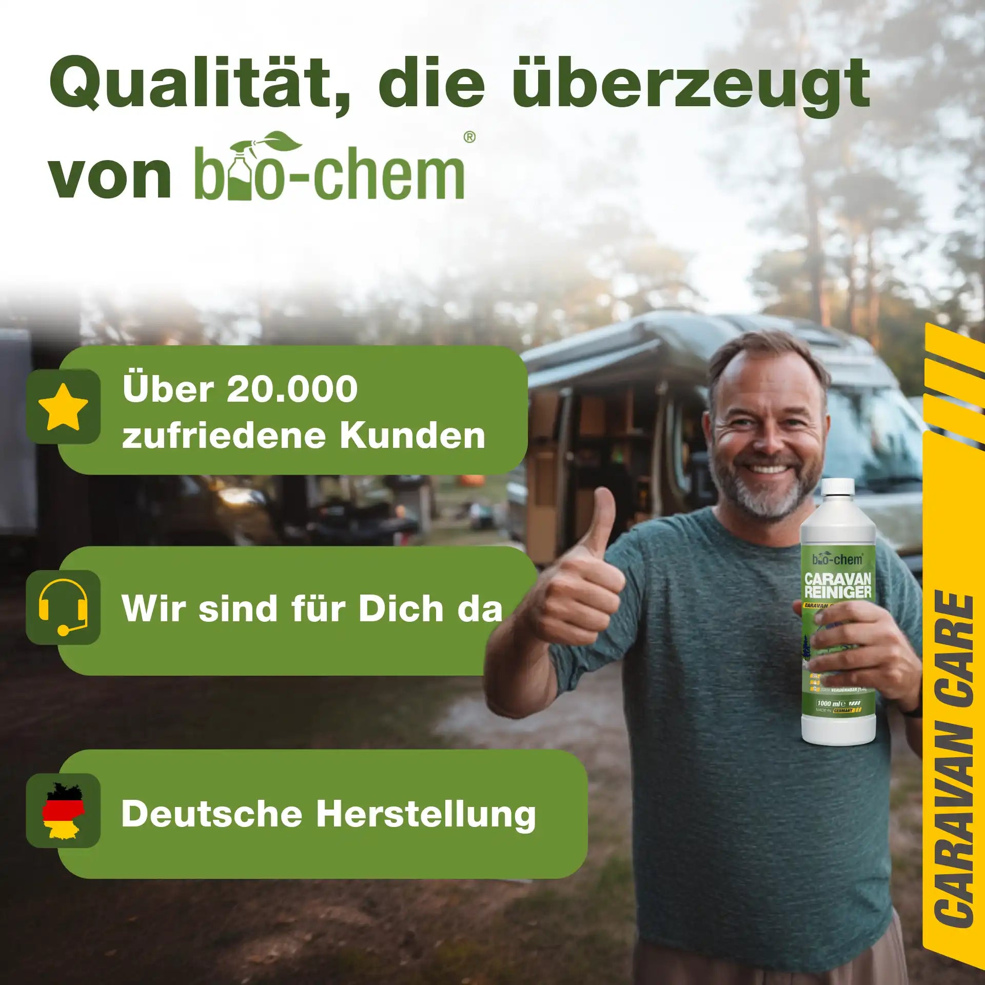 Caravan Außenreinigung Set (PROFI 6-teilig)