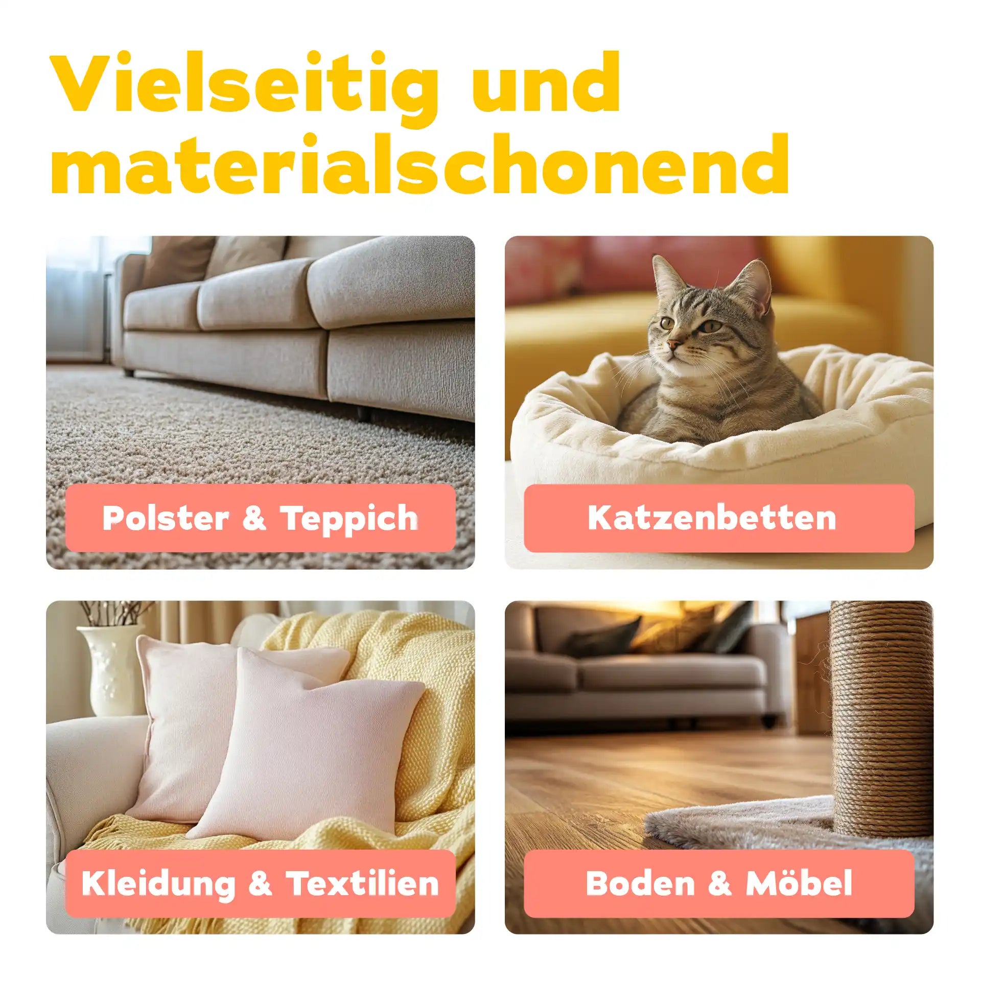 Geruchsentferner Katze + Wäschespülung (DUO 2-teilig)