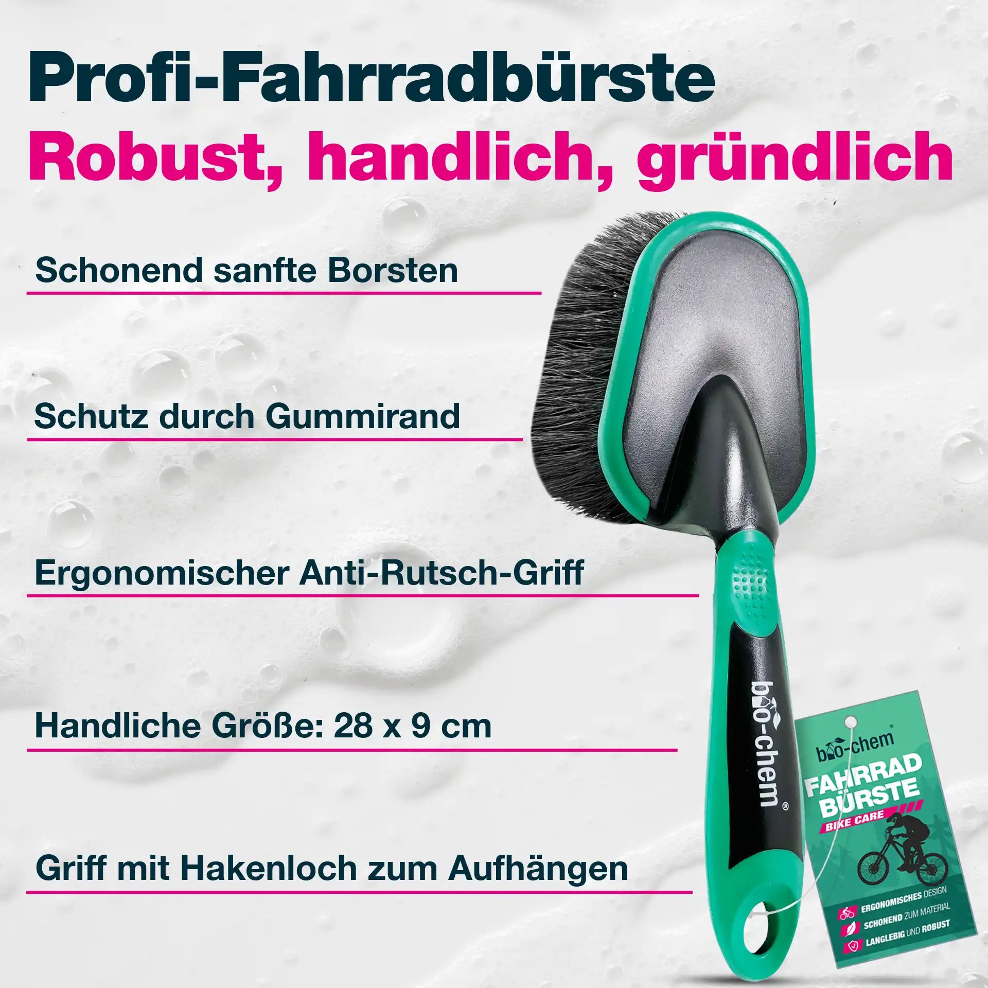 bio-chem Fahrradbürste robust handlich gründlich