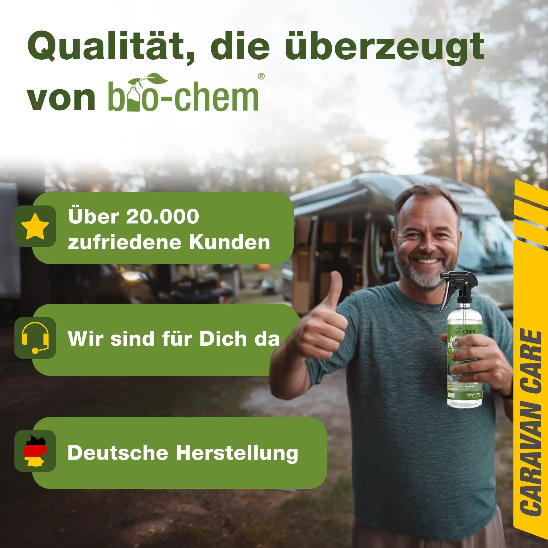 Caravan Außenreinigung Set (BASIC 3-teilig)