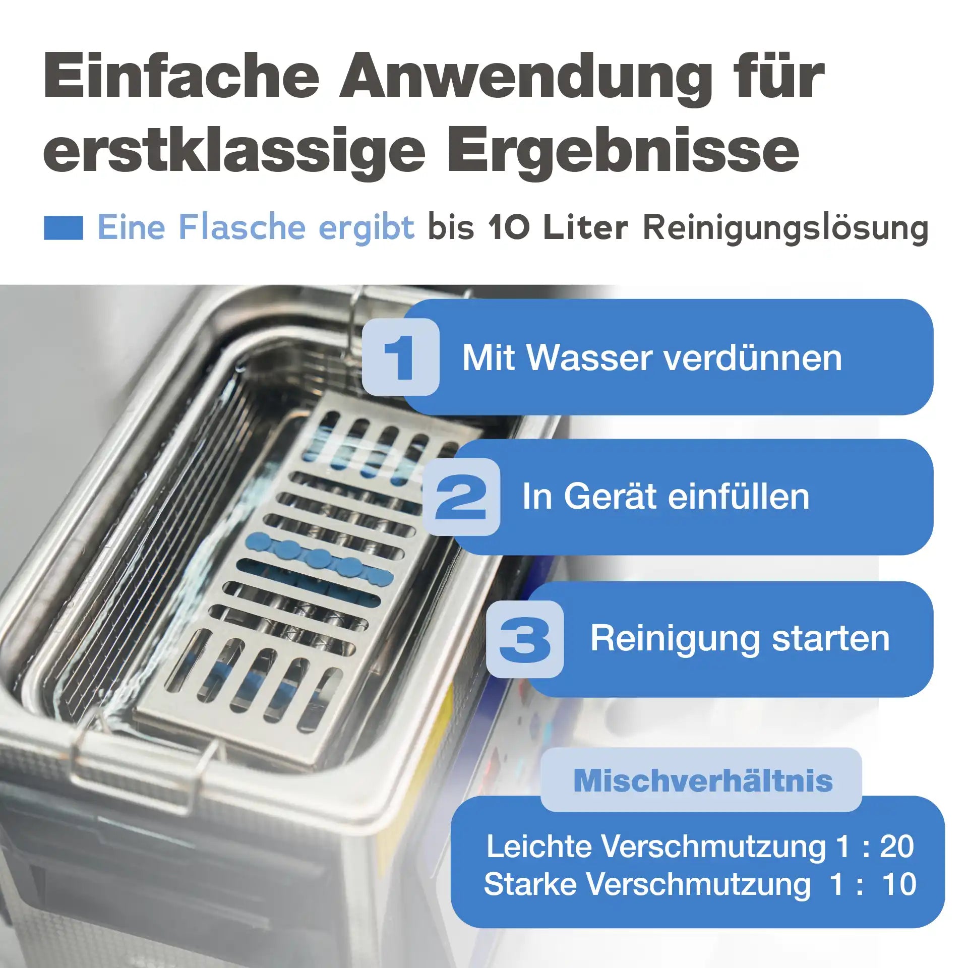 Ultraschallreiniger Flüssigkeit (5 L)