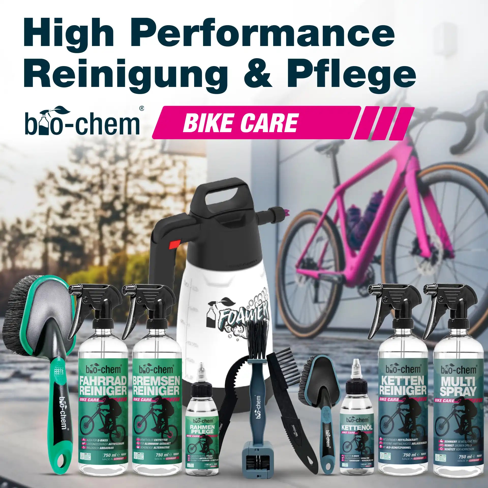 Fahrradpflege-Set (PROFI 7-teilig)