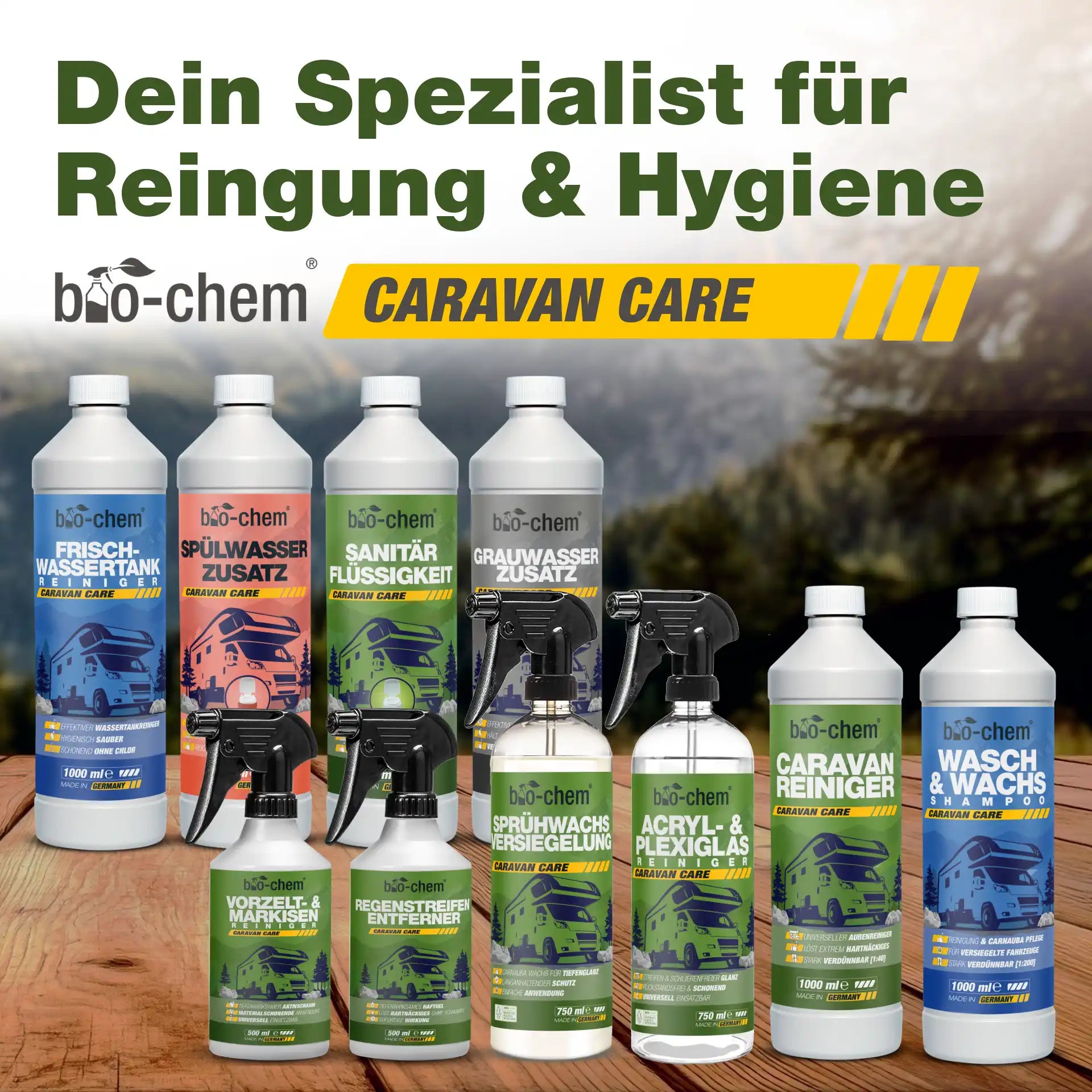 Caravan Reinigungs-Set (BASIC 3-teilig)
