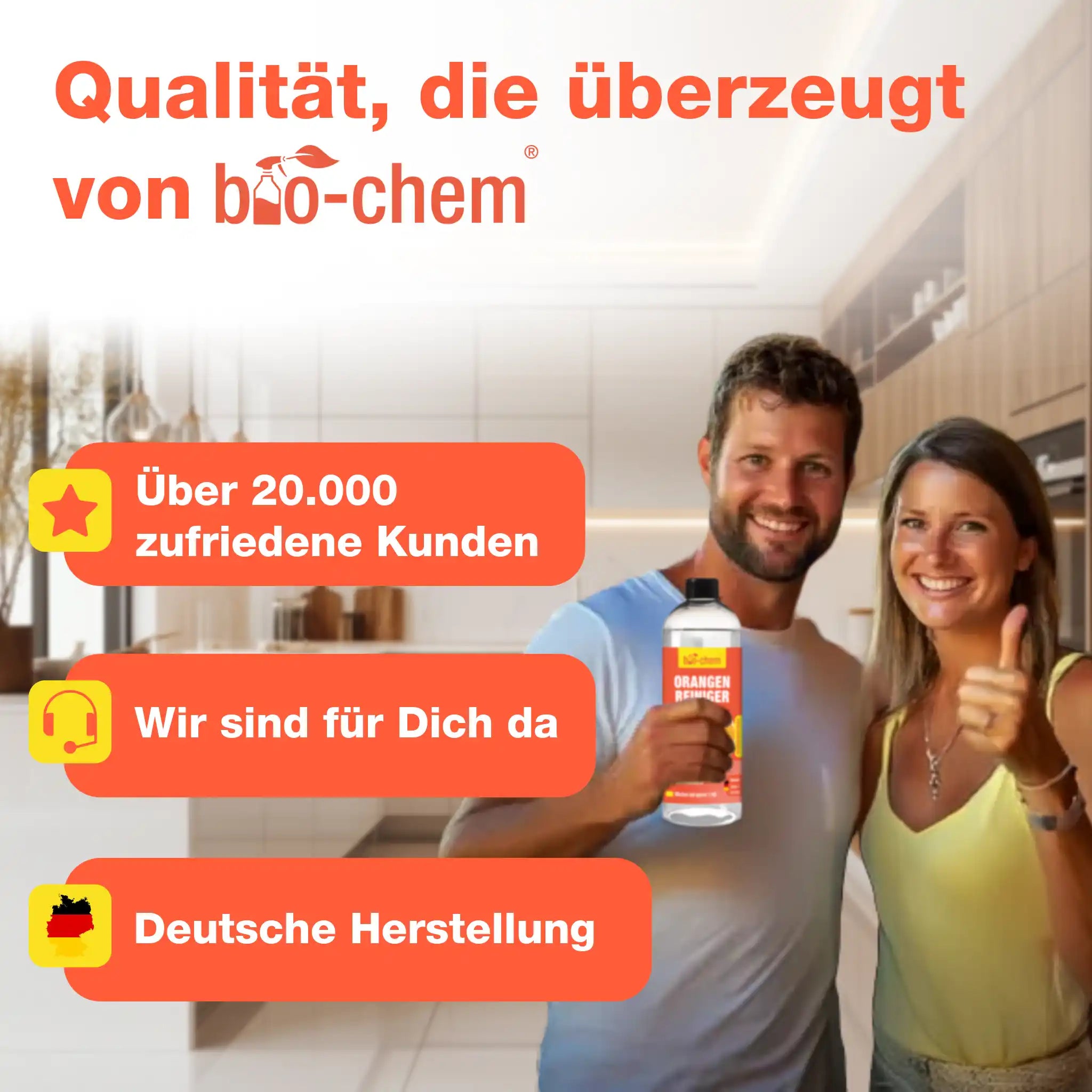 Orangenreiniger Konzentrat (750 ML + Mischflasche)