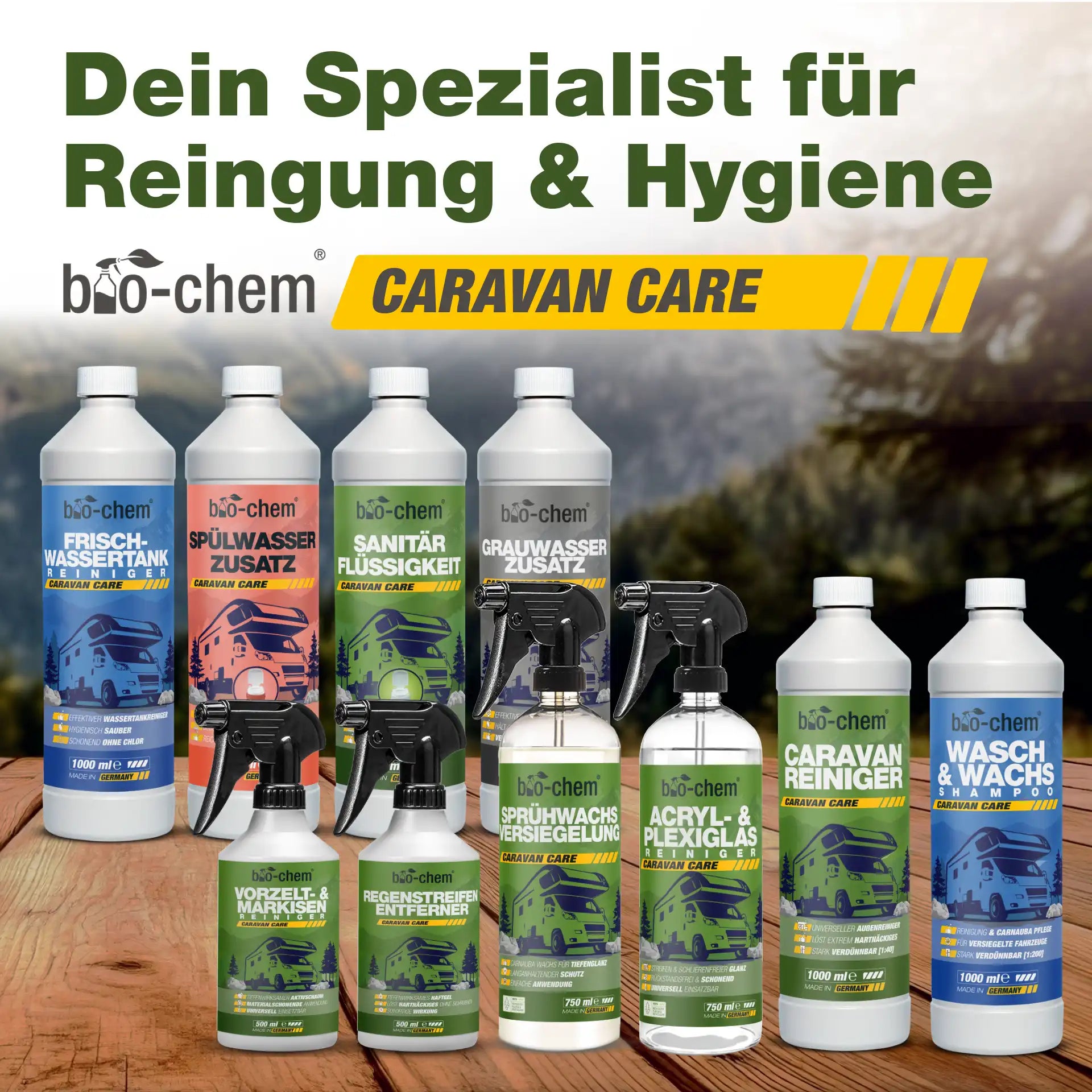 Wohnmobil Tankreiniger Set (BASIC 3-teilig)