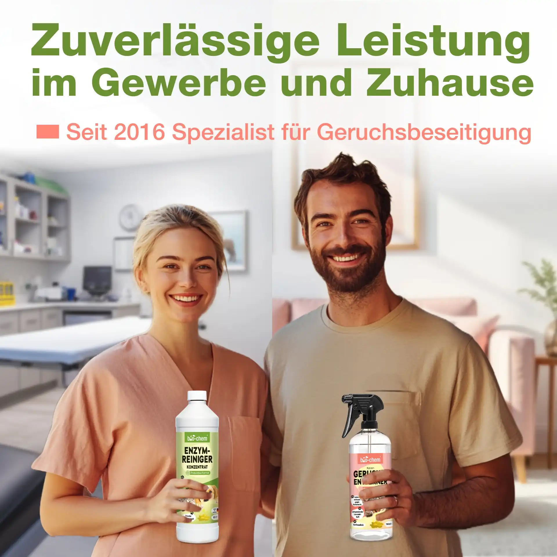 Enzymreiniger + Geruchsentferner Katze (DUO 2-teilig)