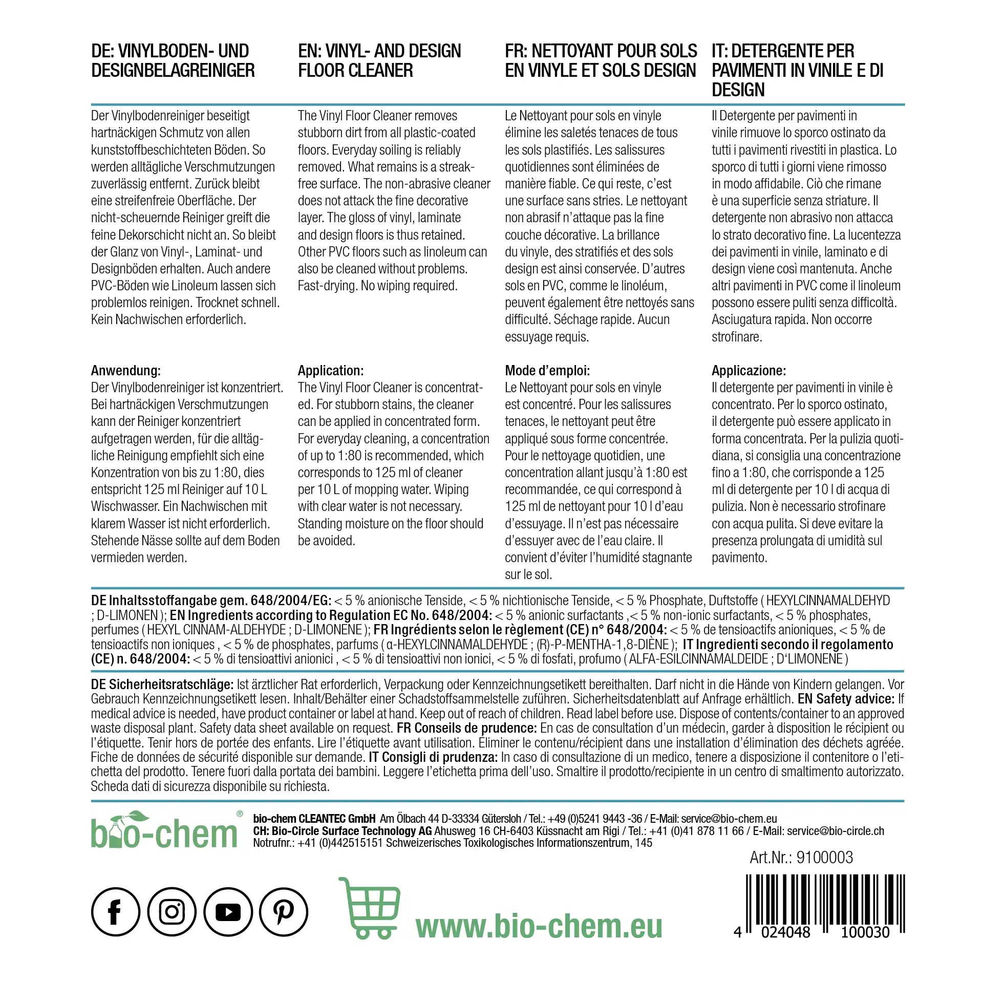 Vinylreiniger (750 ML)