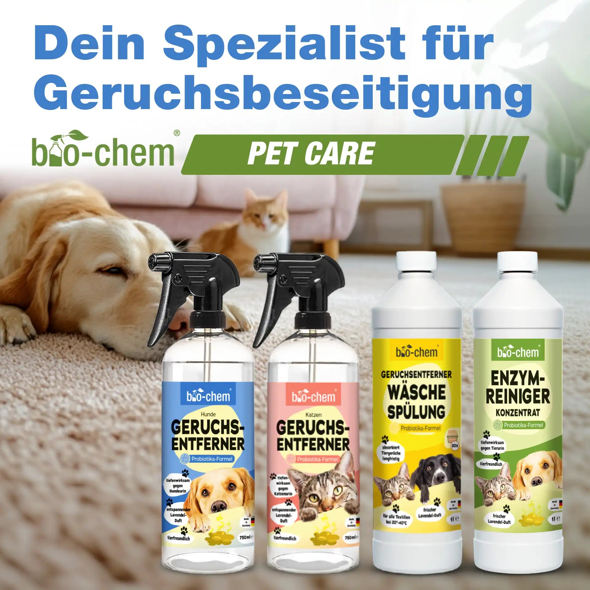 Enzymreiniger + Geruchsentferner Hund (DUO 2-teilig)