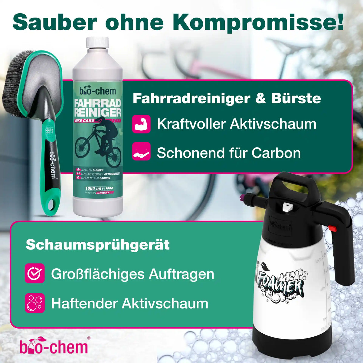 Fahrradpflege-Set (PREMIUM 10-teilig)