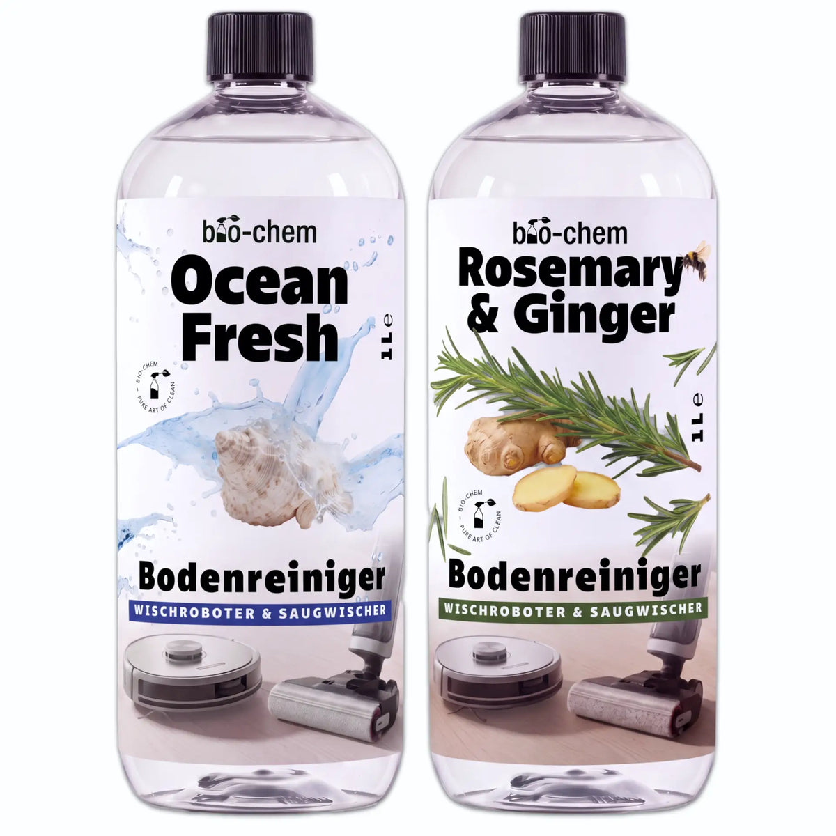 Bodenreiniger Zusatz DUO für Wischroboter & Saugwischer (2 x 1 L)