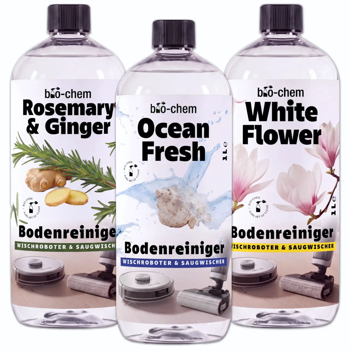 bio-chem Wischroboter Reinigungsmittel Trio