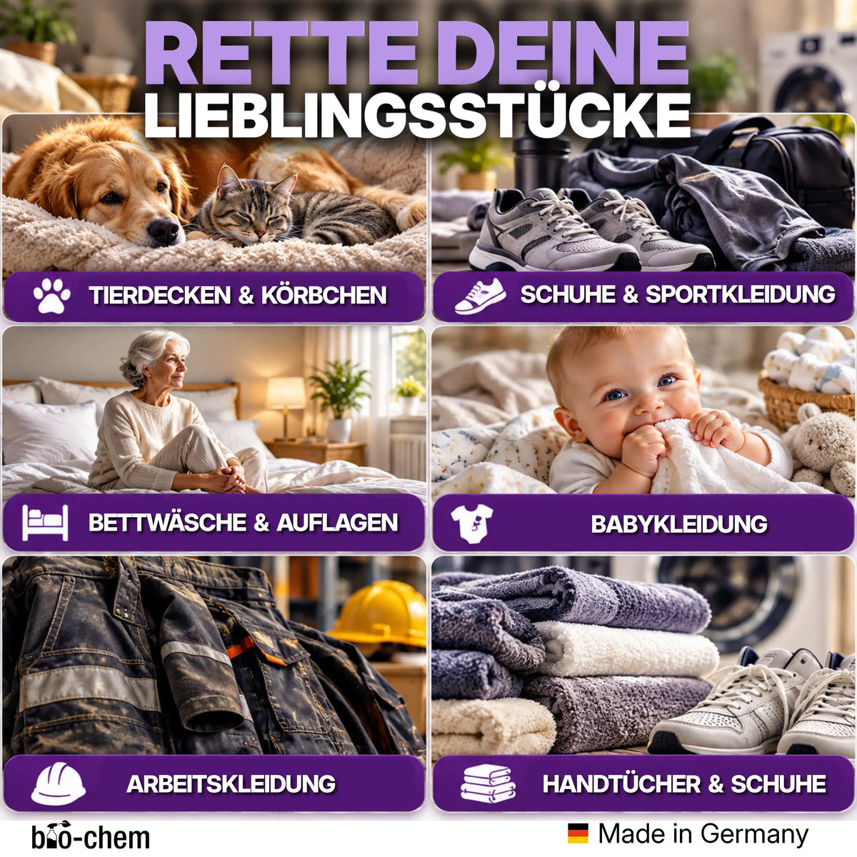 Wäsche-Geruchsentferner für Tierdecken, Sportkleidung, Schuhe, Bettwäsche, Babykleidung, Arbeitskleidung und Handtücher