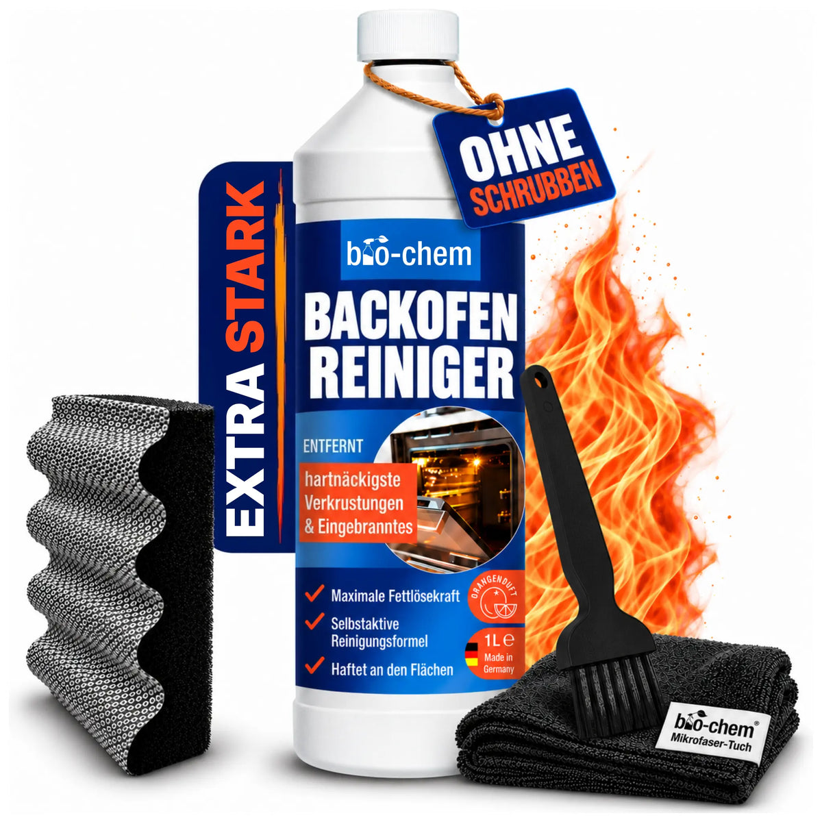 bio-chem Backofenreiniger mit Zubehör