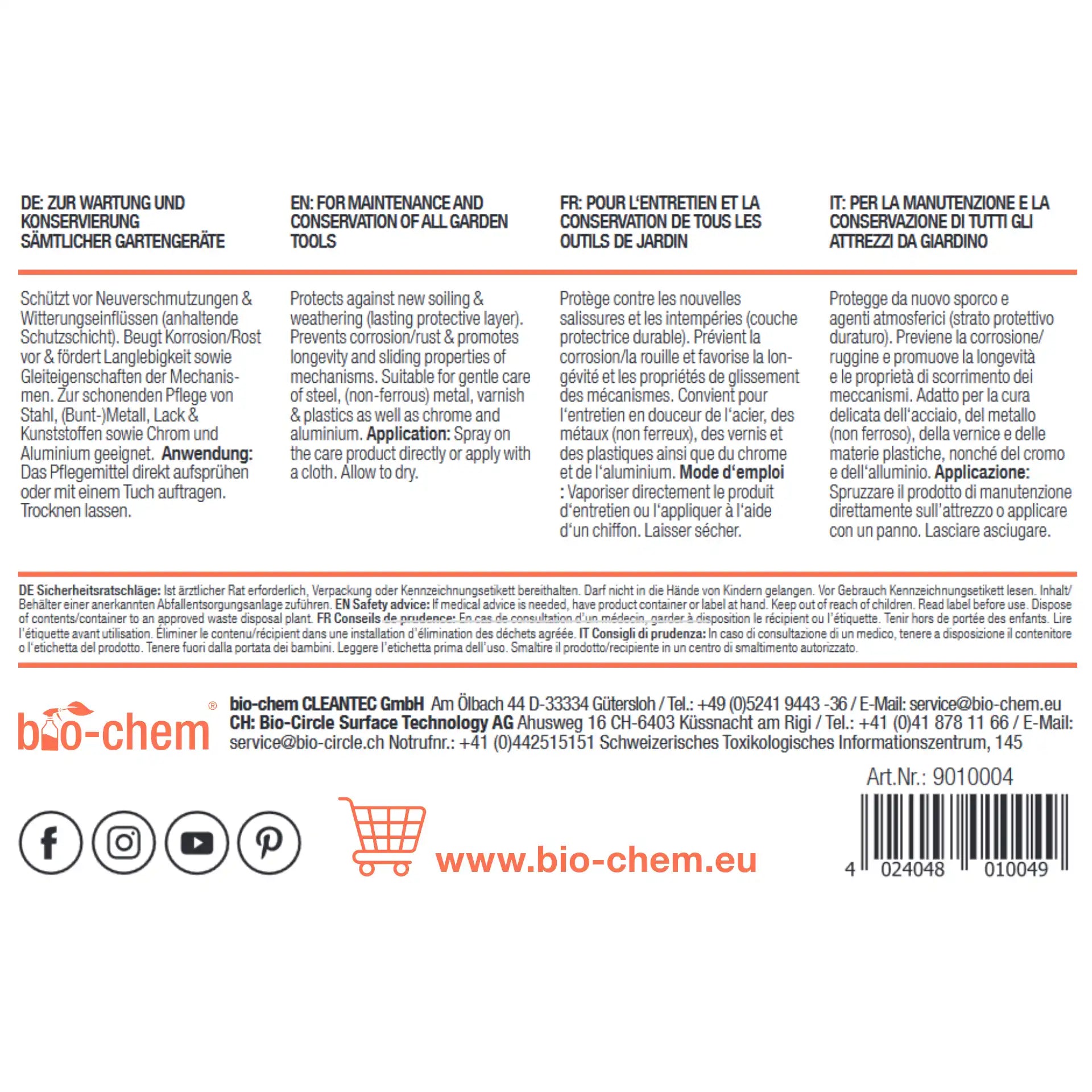 Gerätepflege (100 ML)