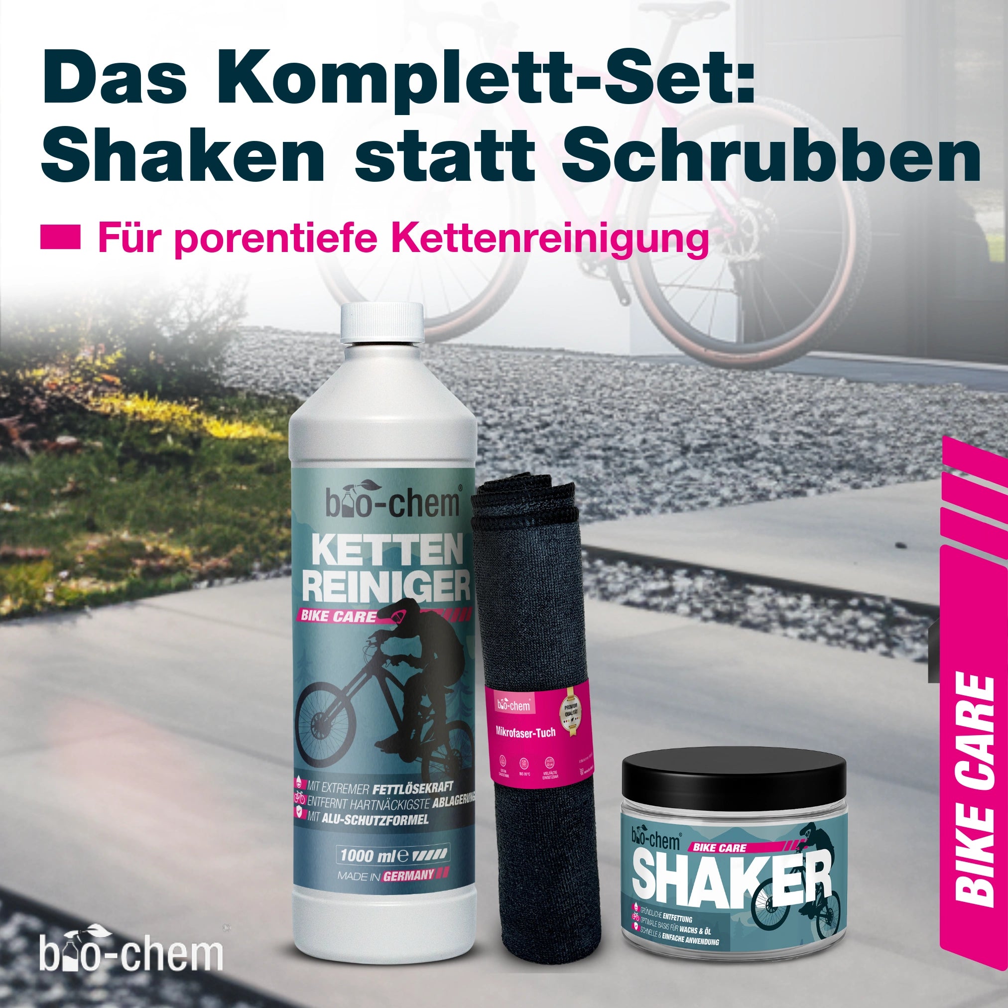 bio-chem Kettenreiniger PreWax-Set