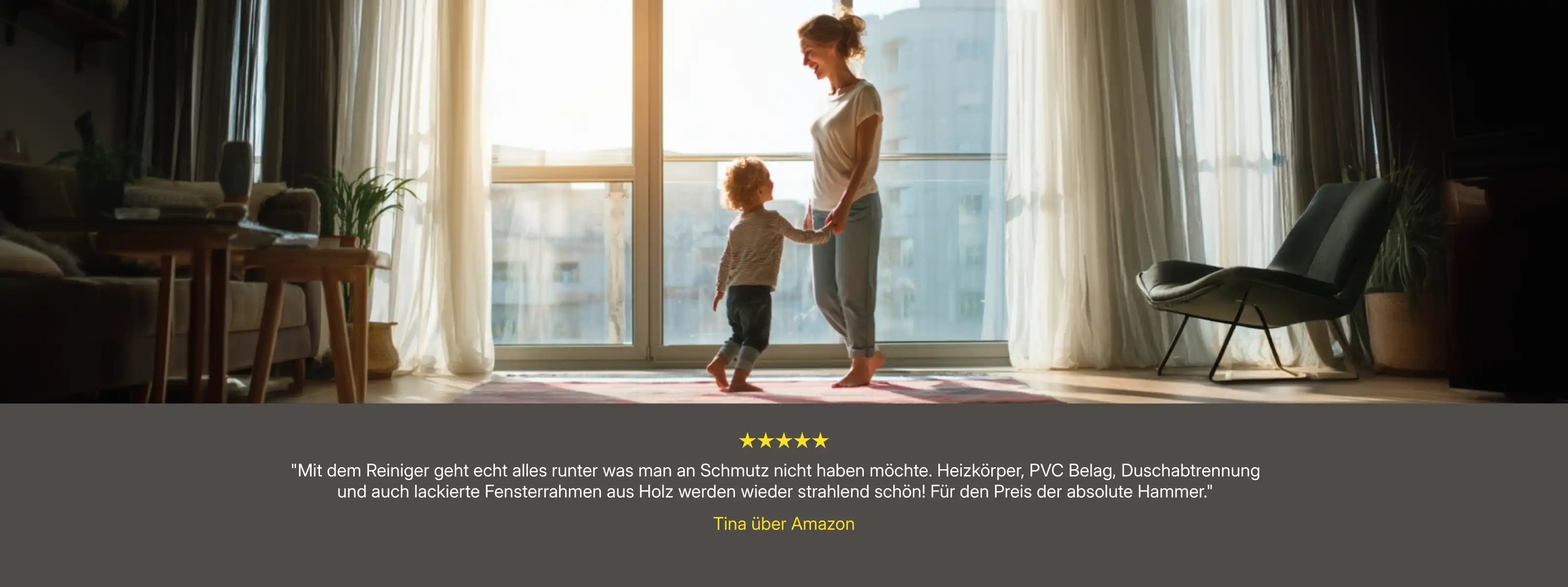 Testimonial Bewertung Flecken Verfärbungen