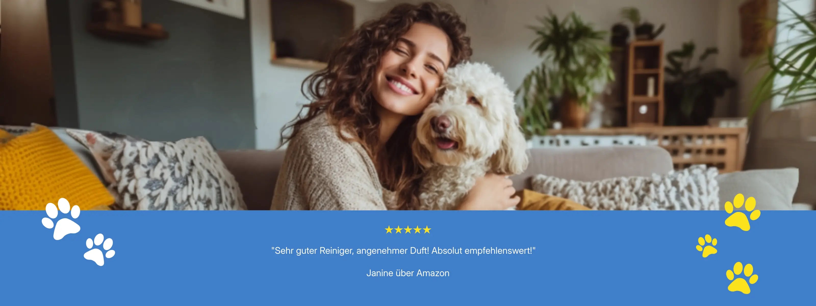 Testimonial Gerüche Haustiere