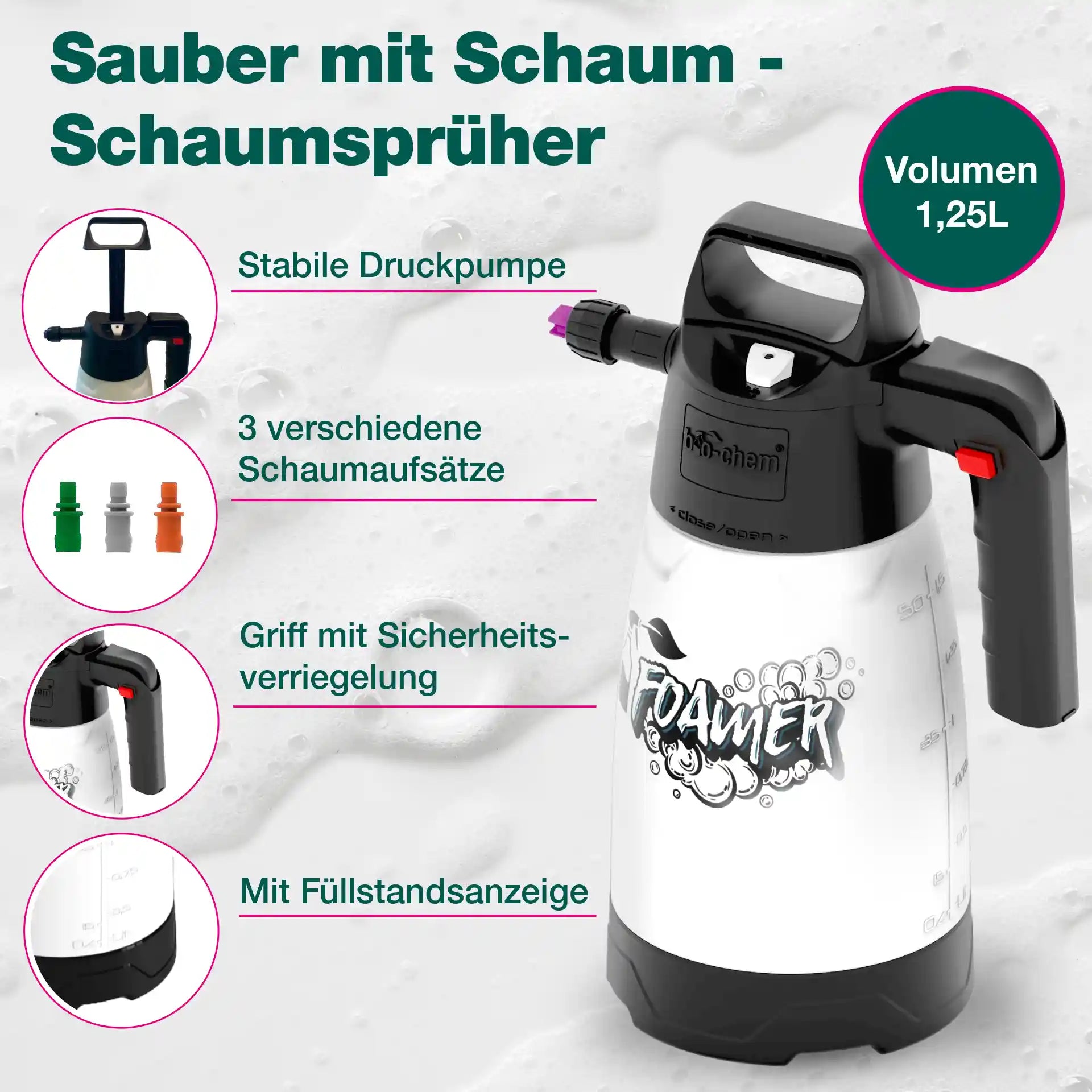 Fahrradreiniger (1 L + Schaumsprüher)