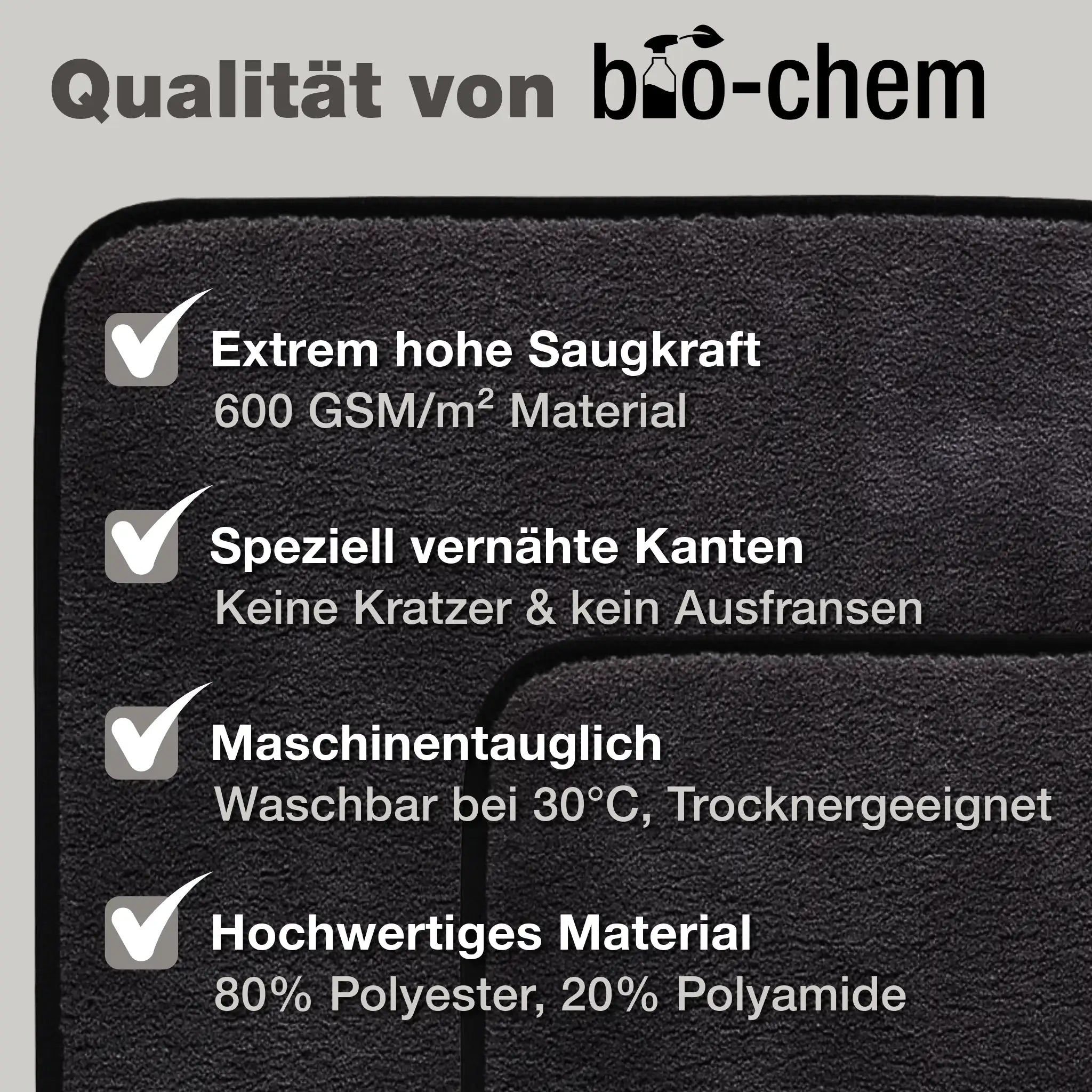 Vorteile Microfasertuch