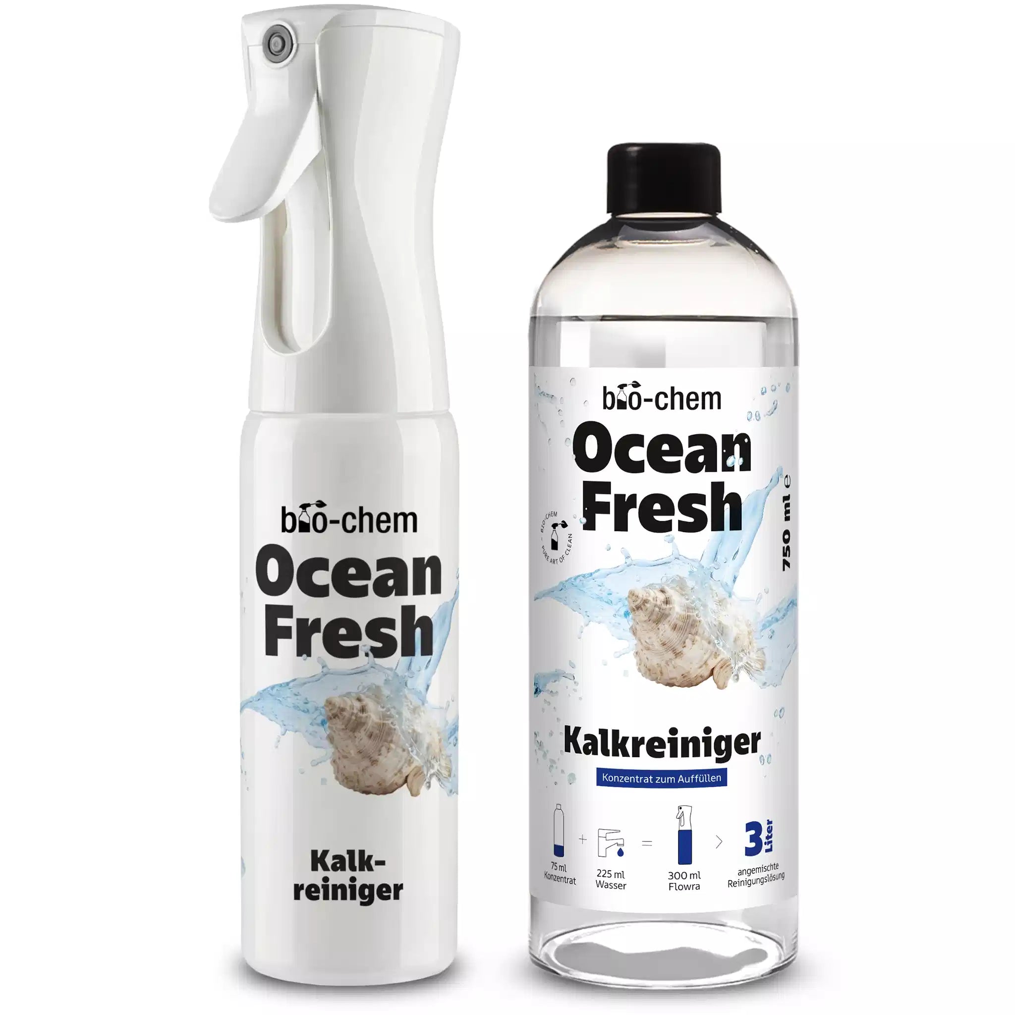 the flow of clean kalkreiniger-set ocean fresh
