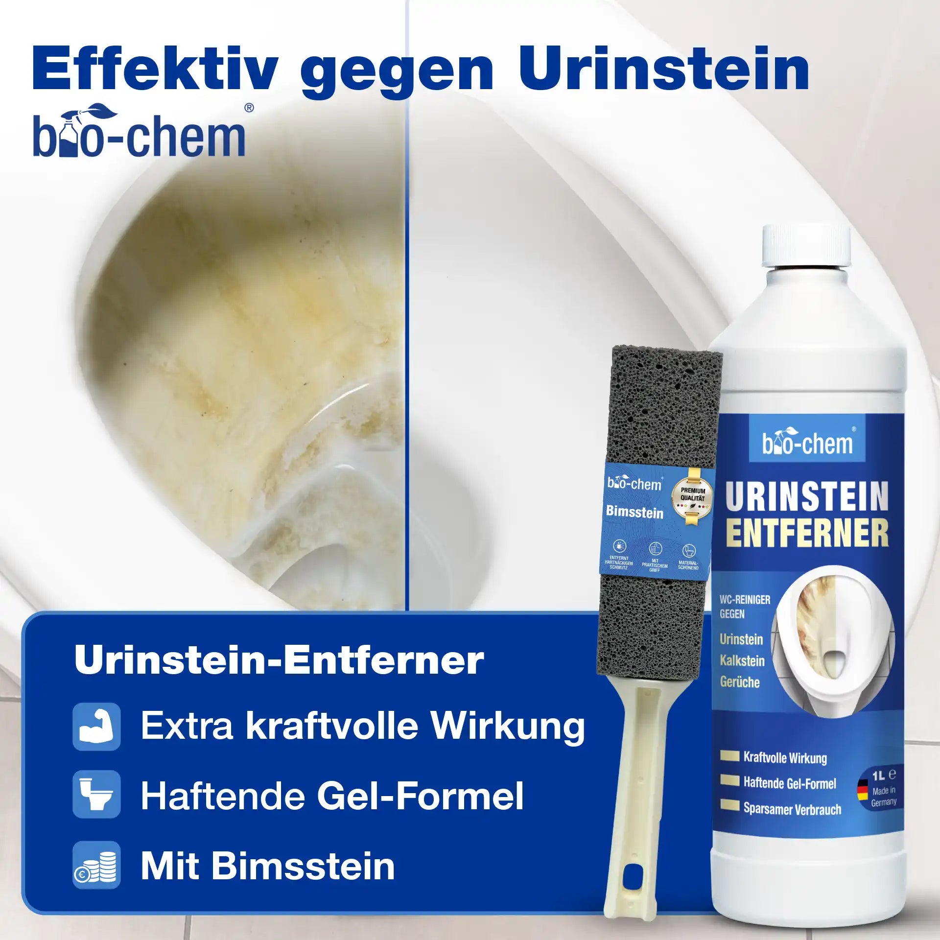 Haar-Weg Rohrfrei von bio‑chem gegen Verstopfungen – Artikel 9000296
