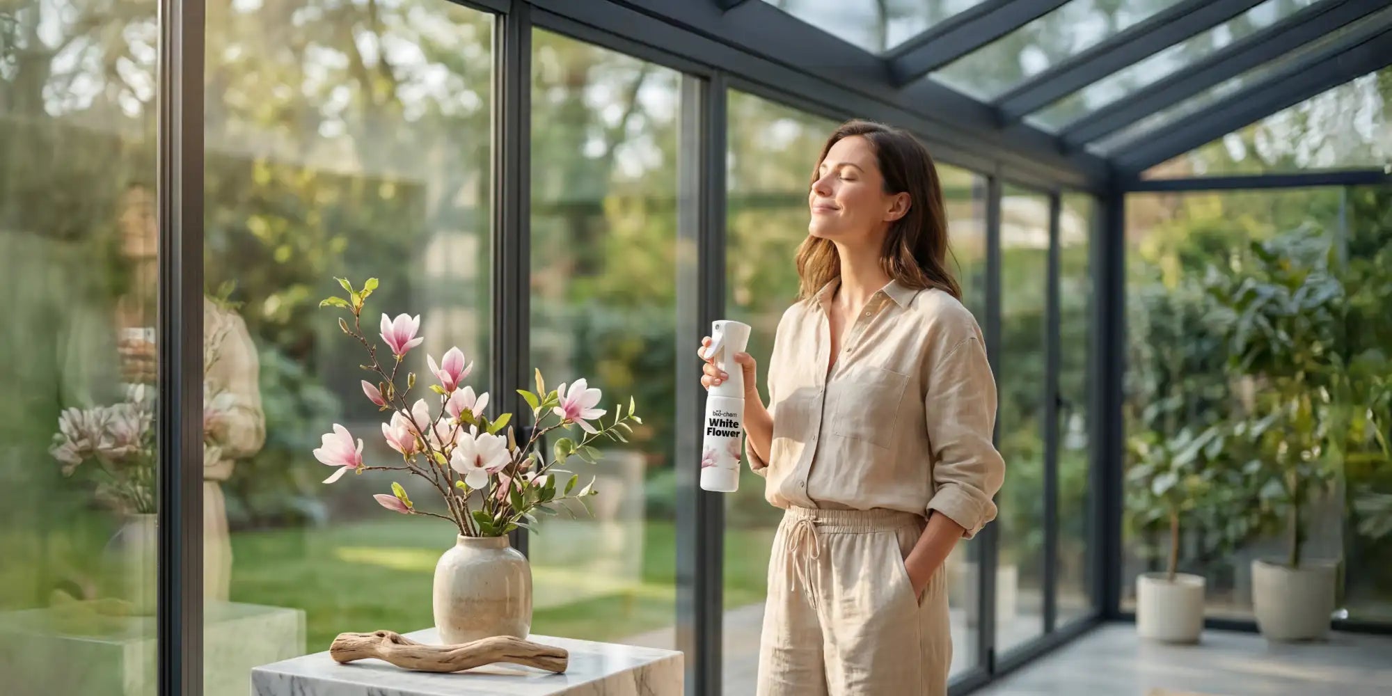 The Flow of Clean Konzentrat White Flower